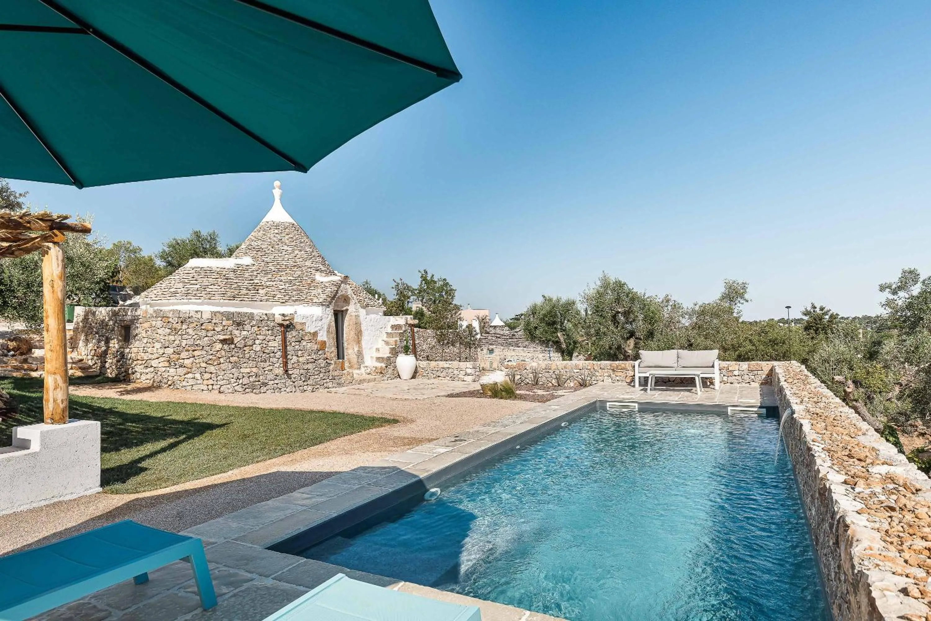 Swimming pool in Trulli Terra Magica