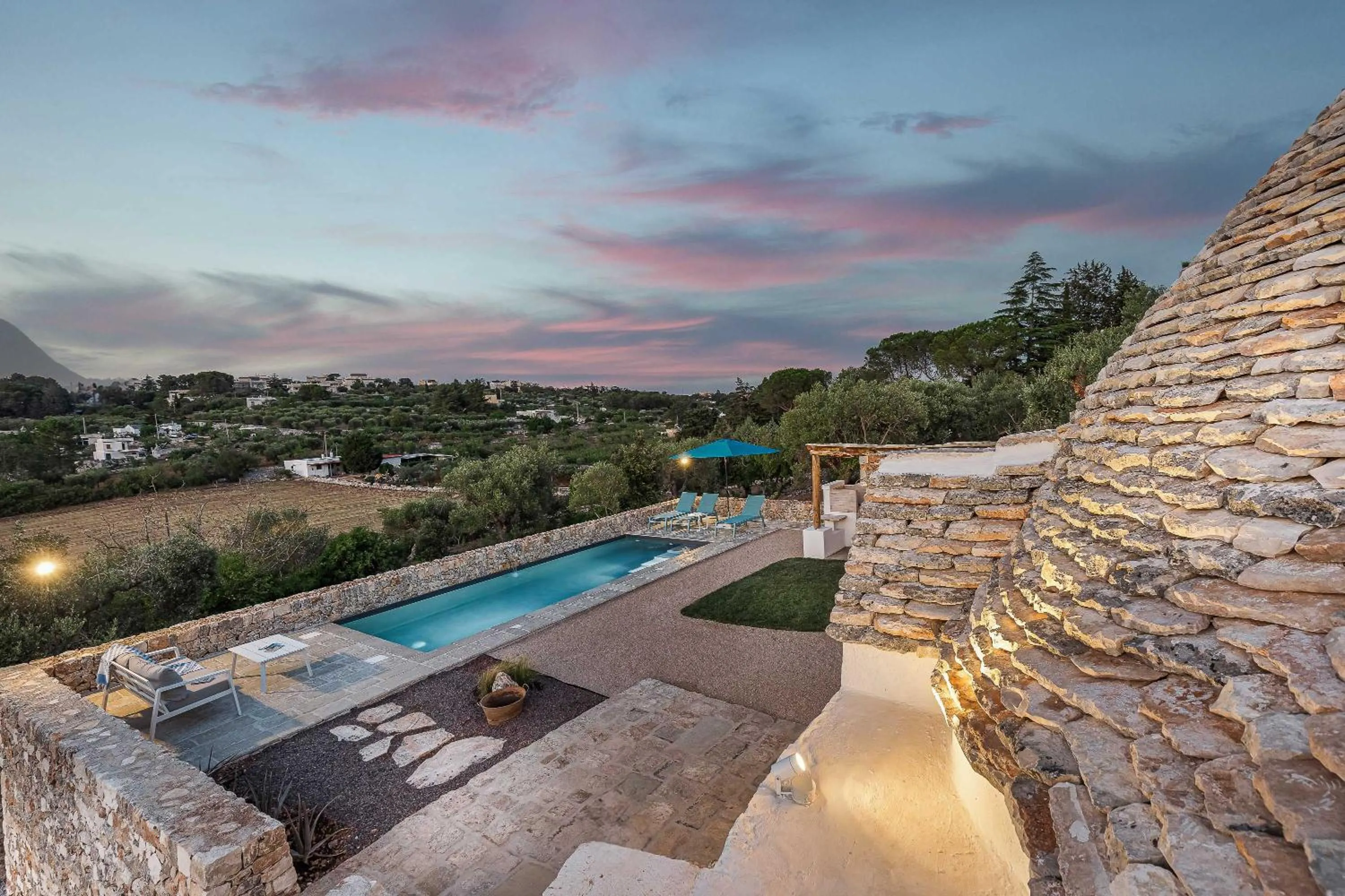 Swimming pool in Trulli Terra Magica