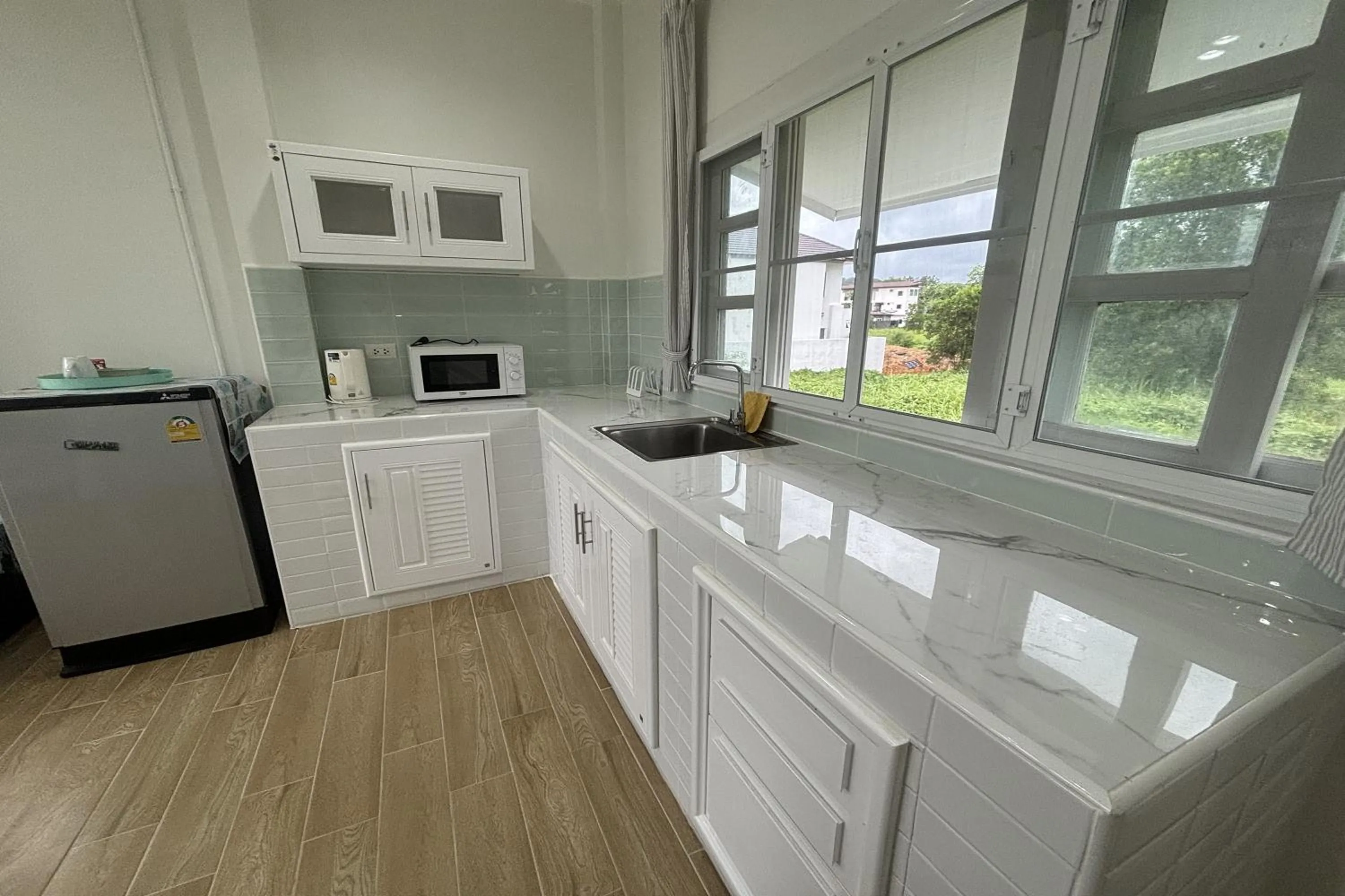 Kitchen or kitchenette in Tann Anda Resort