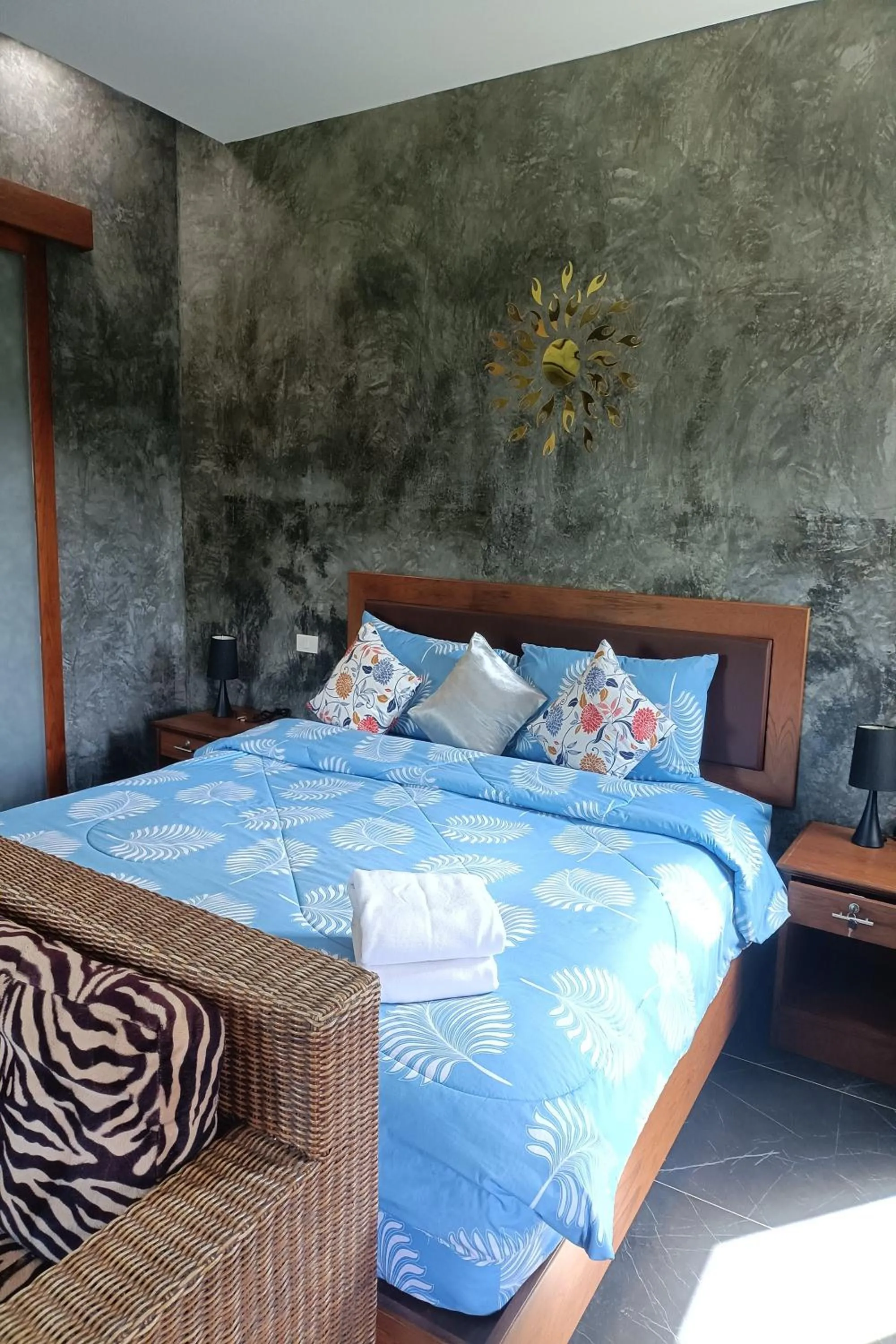 Bed in Tann Anda Resort