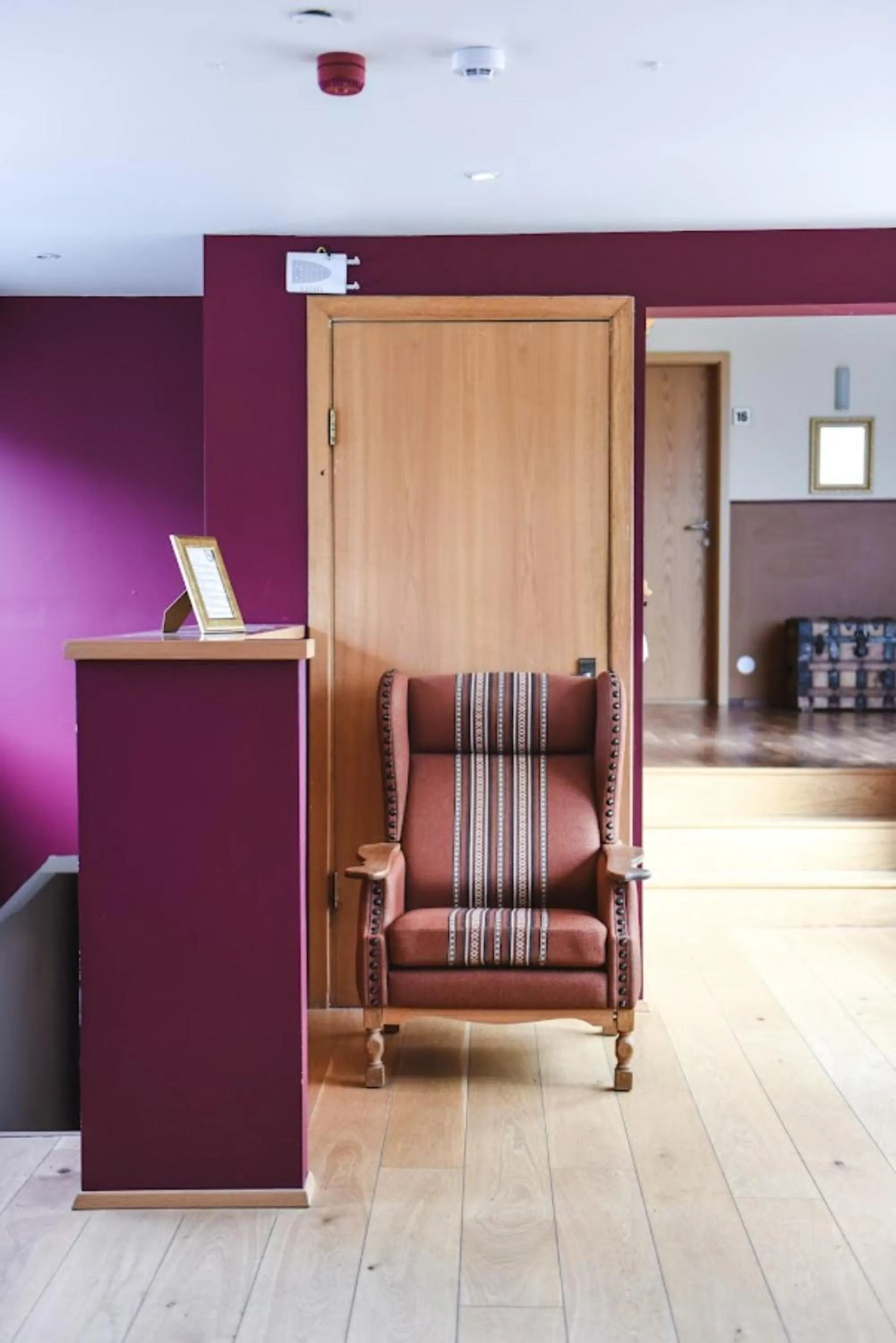 Facade/entrance in Hotel Latrabjarg