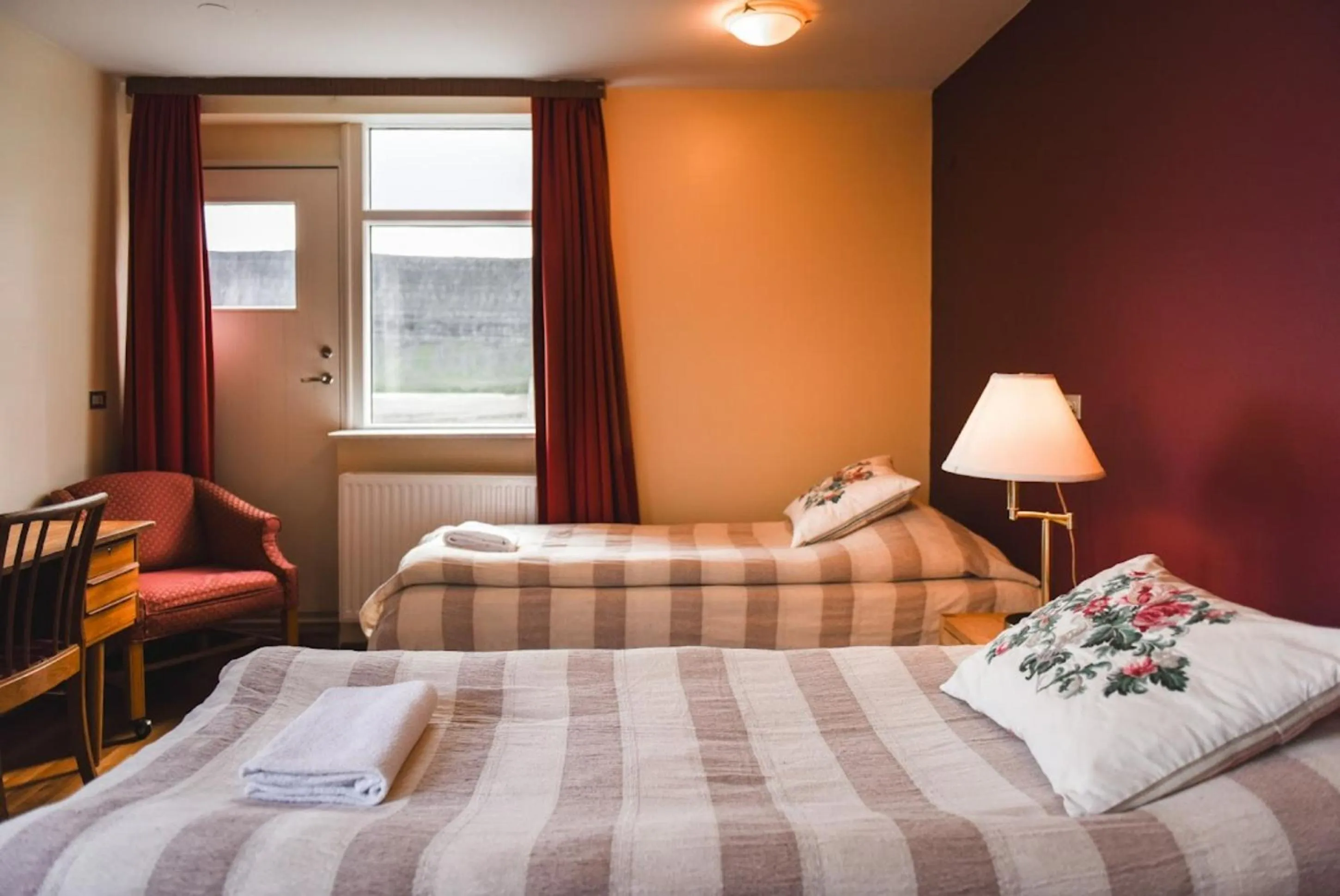 Bed in Hotel Latrabjarg