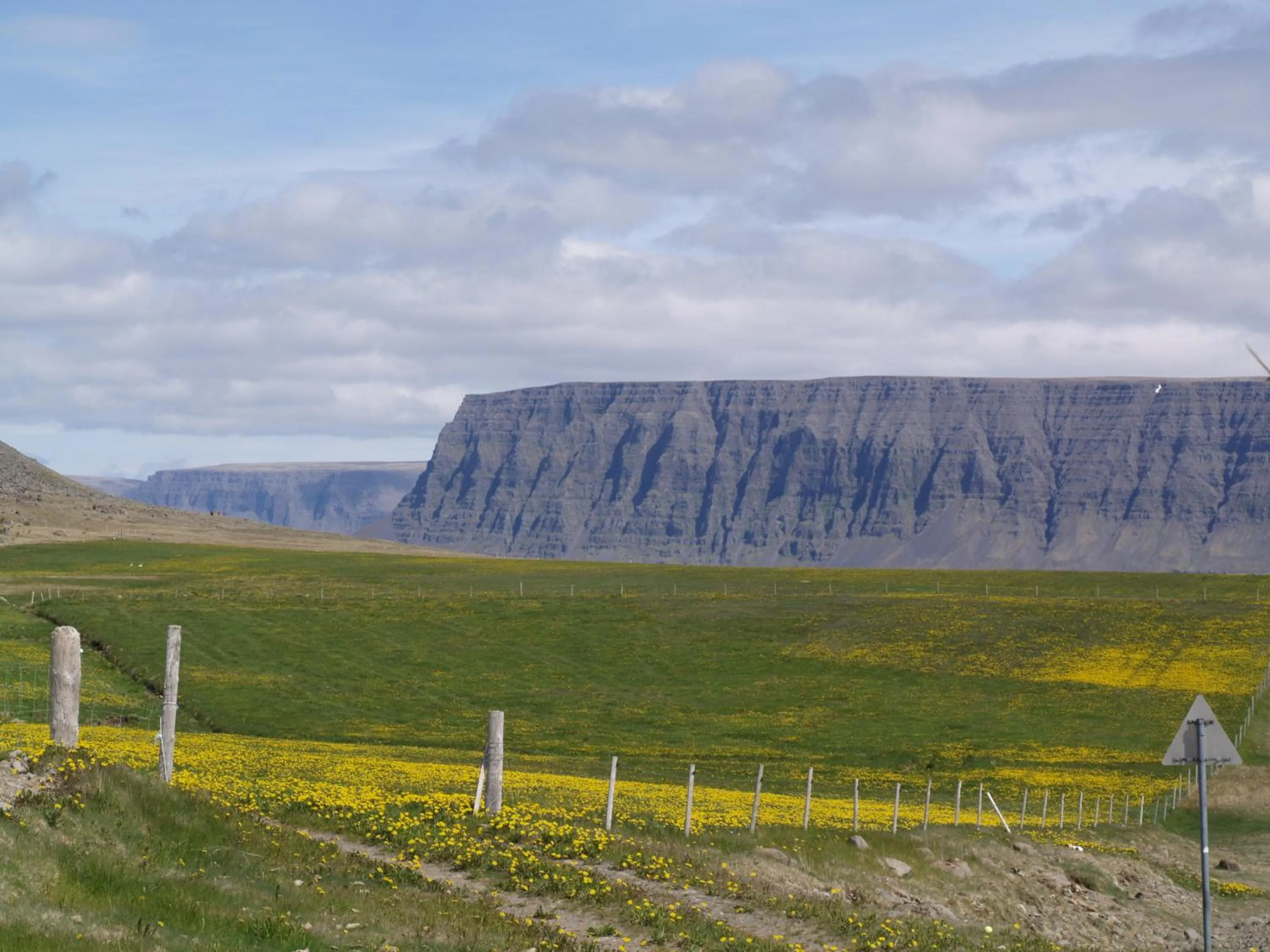 Natural landscape in Hotel Latrabjarg