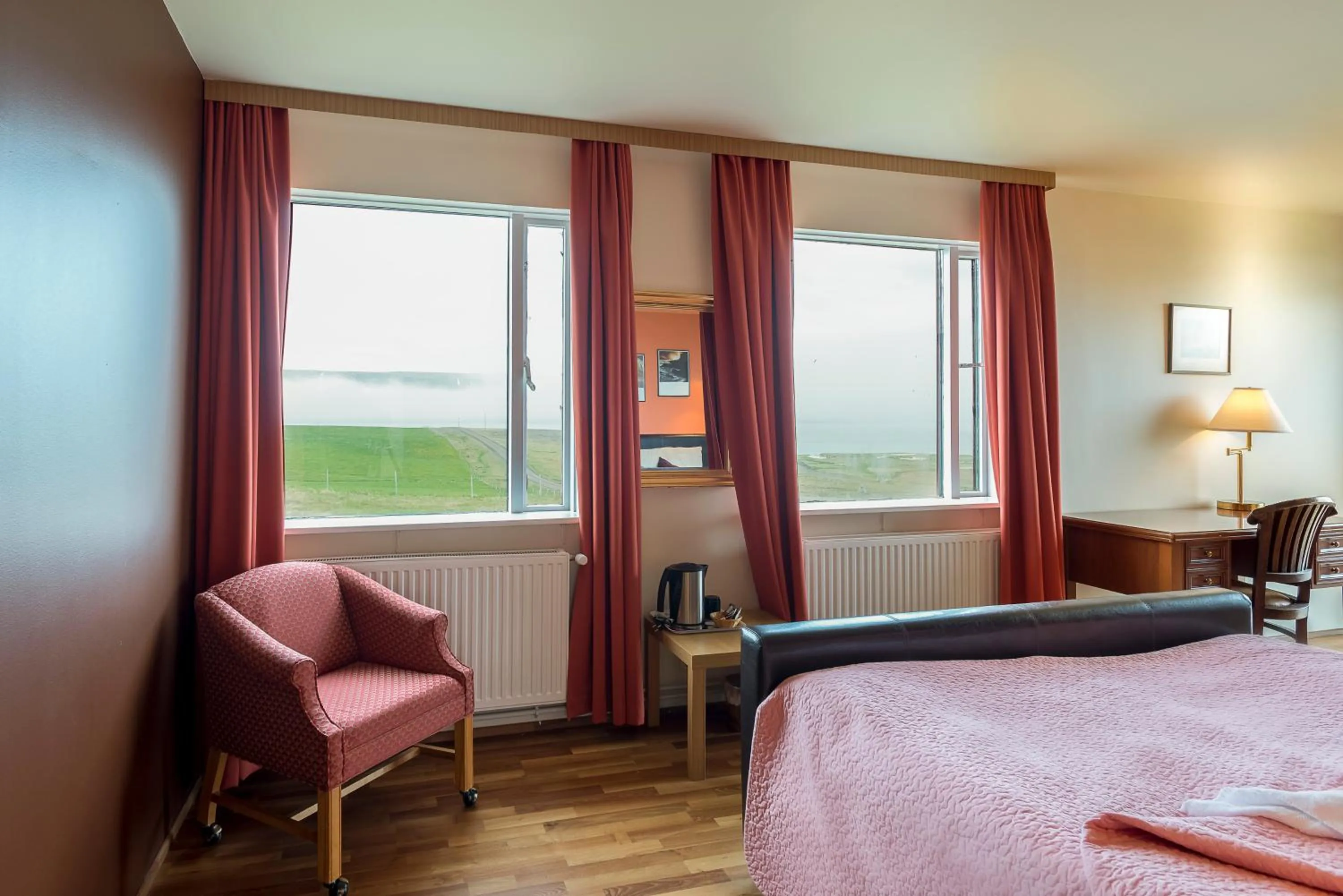 Bed in Hotel Latrabjarg