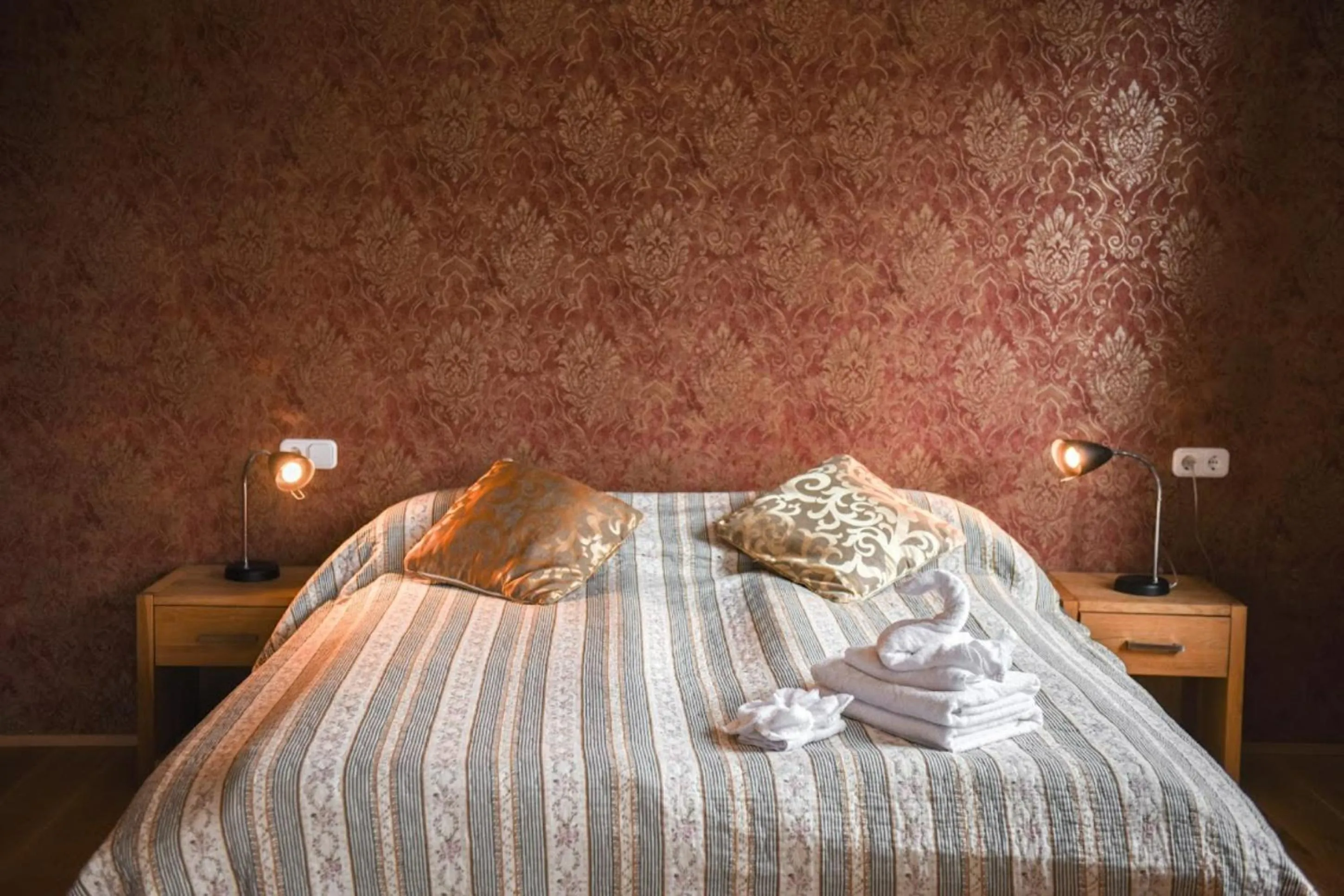 Bed in Hotel Latrabjarg