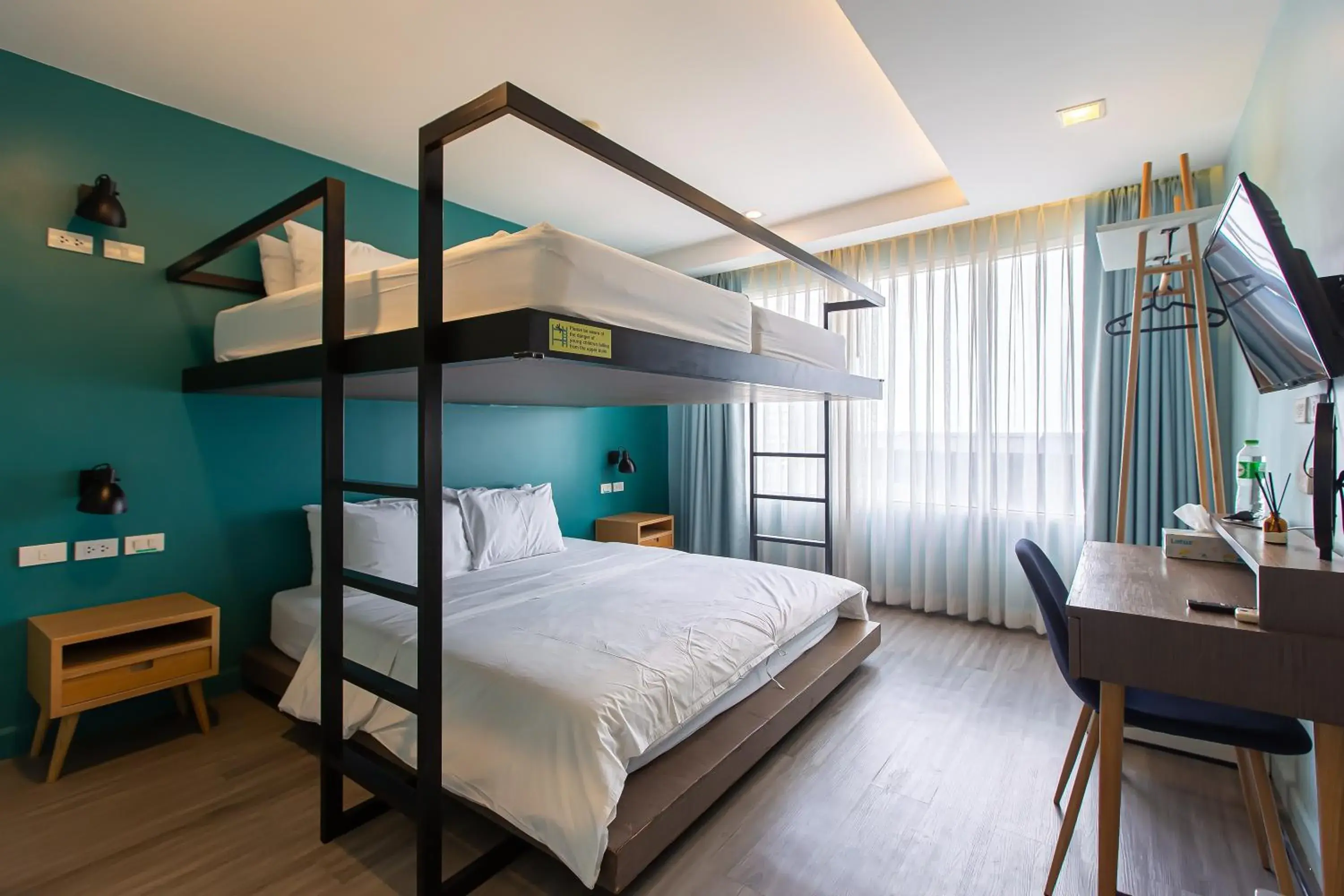 Quadruple Room with Private Bathroom in Simply Sleep Hostel Quadruple Room with Private Bathroom in Simply Sleep Hostel