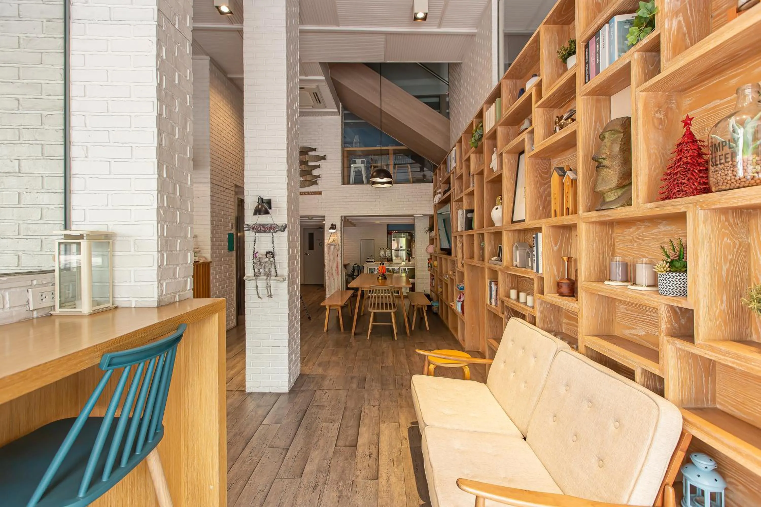 Living room in Simply Sleep Hostel