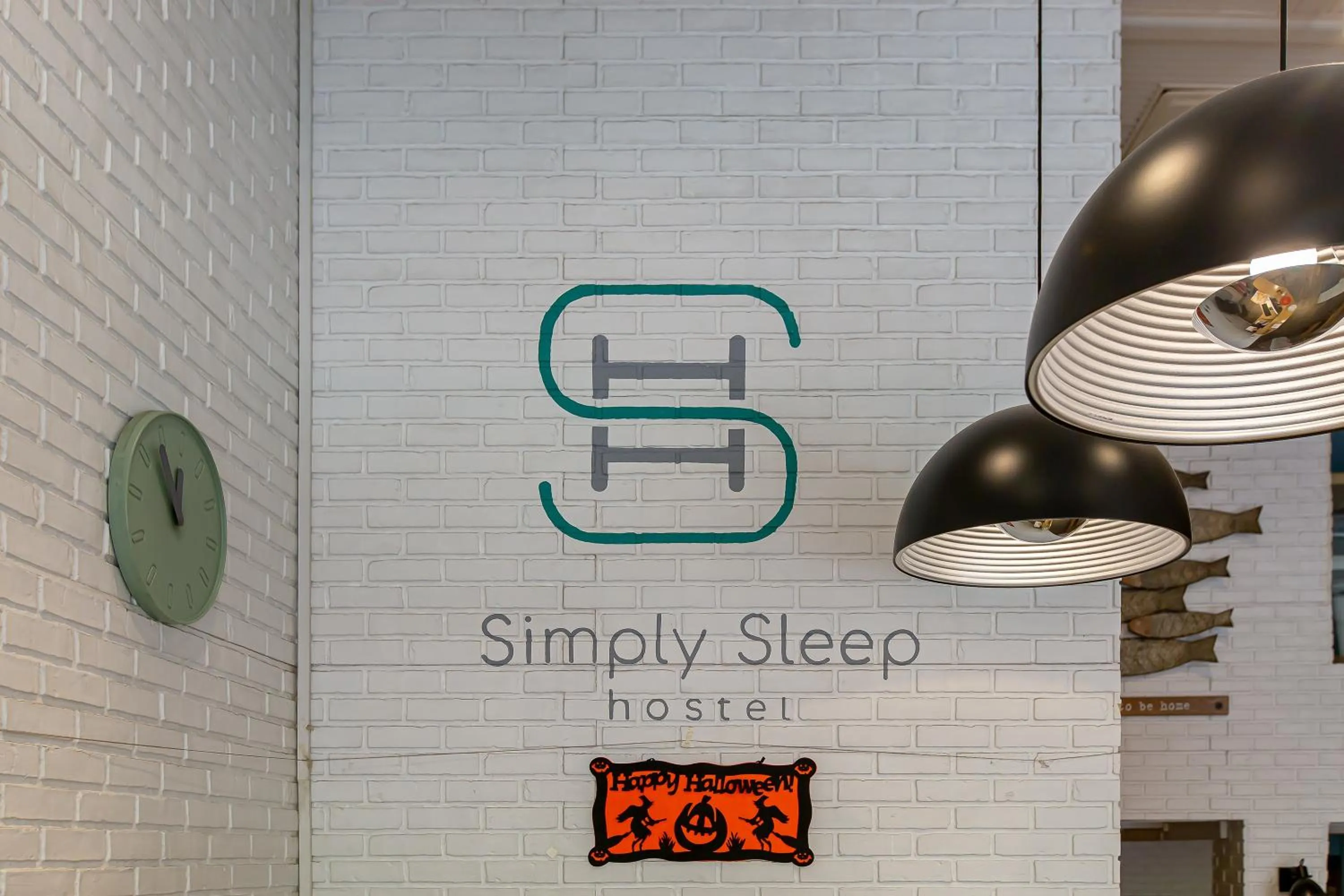 Logo/Certificate/Sign in Simply Sleep Hostel