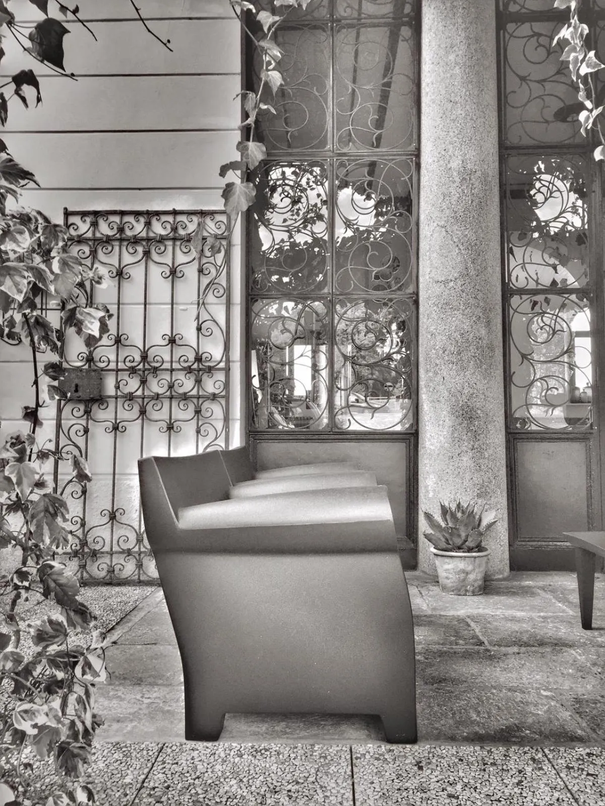 Patio in Hotel Casa Camilla