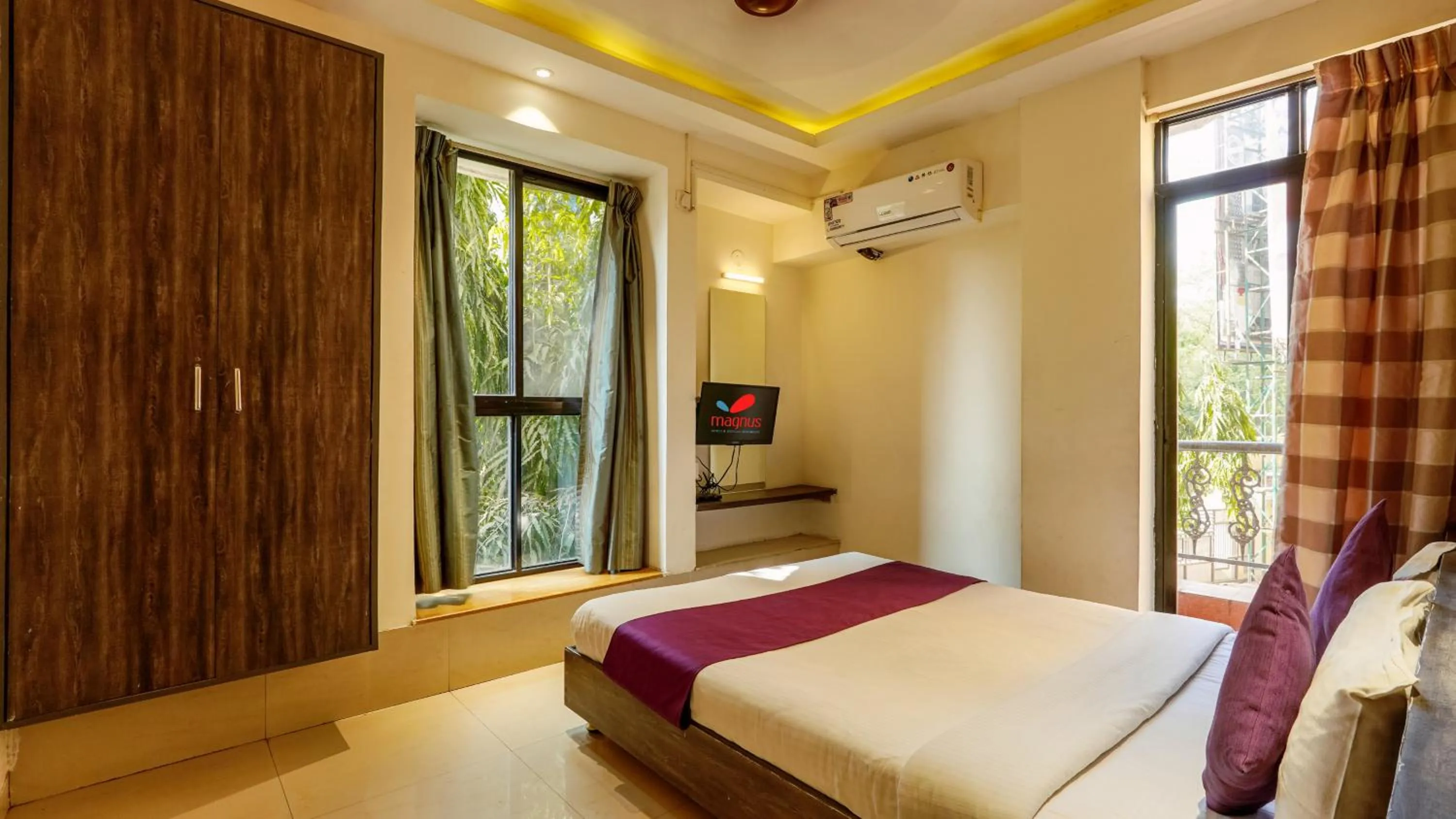 Bedroom, Bed in Magnus Calypso Suites Viman Nagar