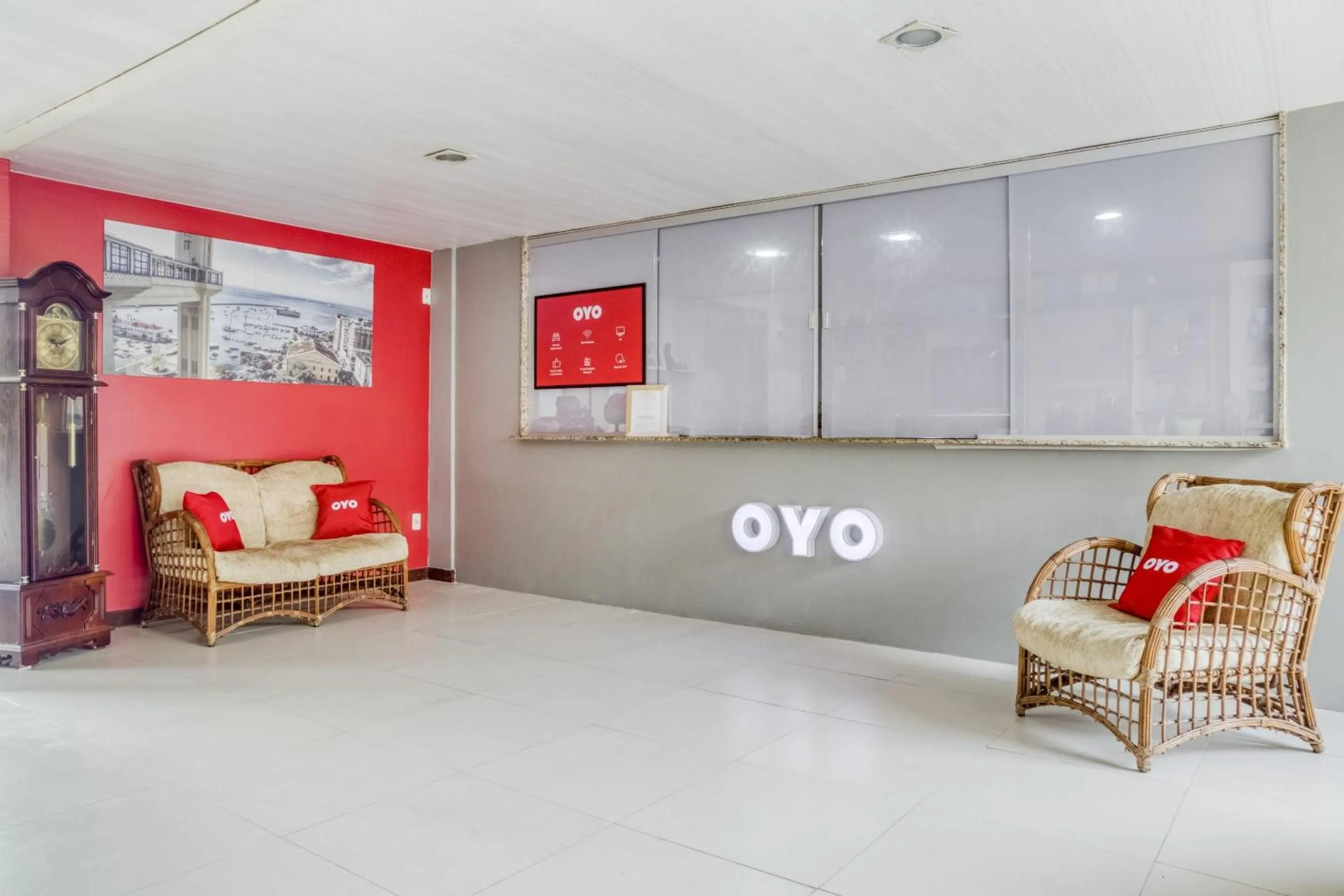 Lobby or reception in OYO Praia Hotel Recanto do Tomé - Salvador