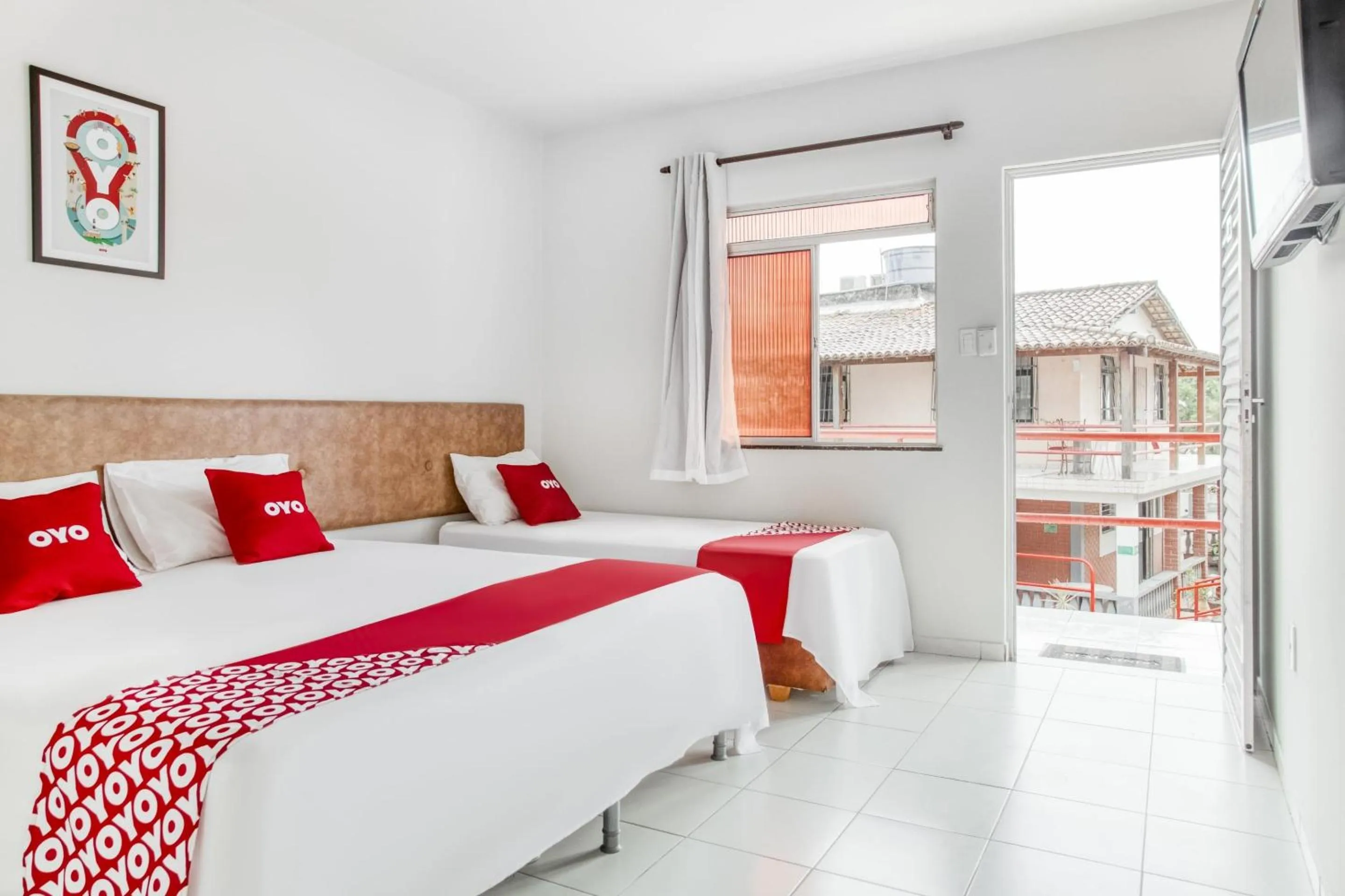 Bedroom, Bed in OYO Praia Hotel Recanto do Tomé - Salvador