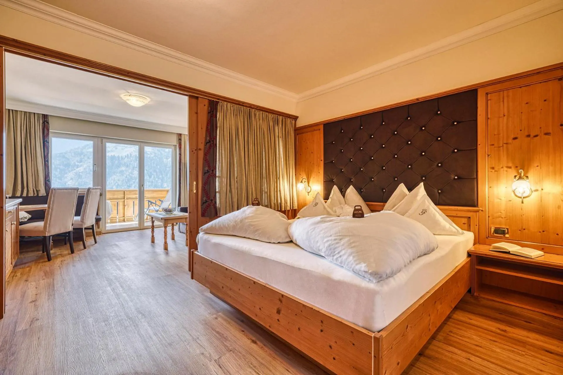 Bed in Hotel Fürstenhof