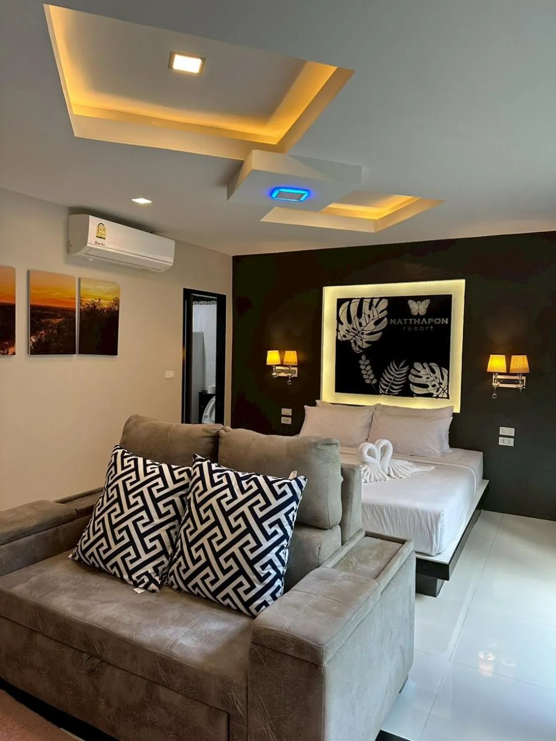 Bedroom, Bed in Natthapon Resort Kaeng Kachan