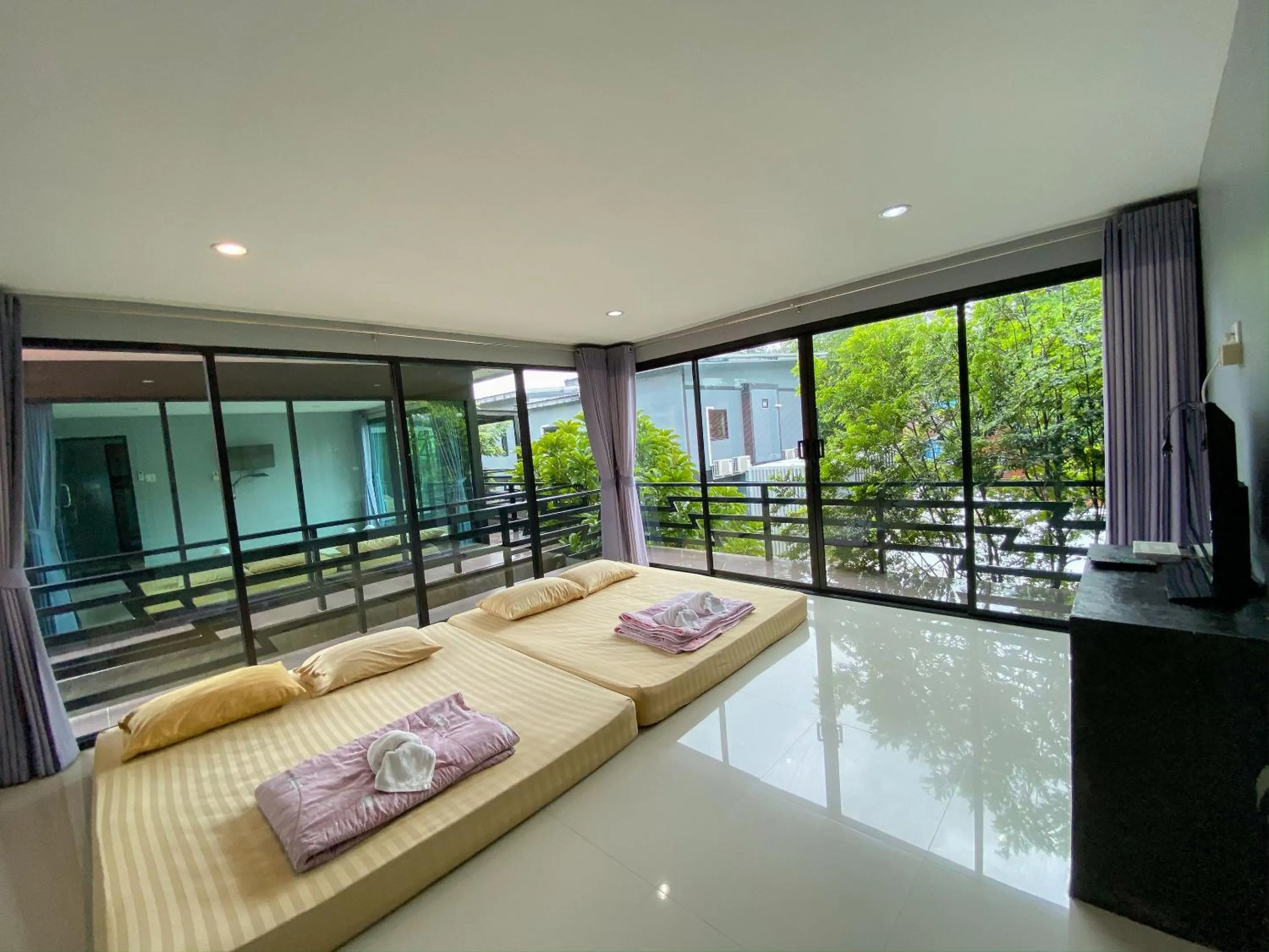 Bed in Natthapon Resort Kaeng Kachan