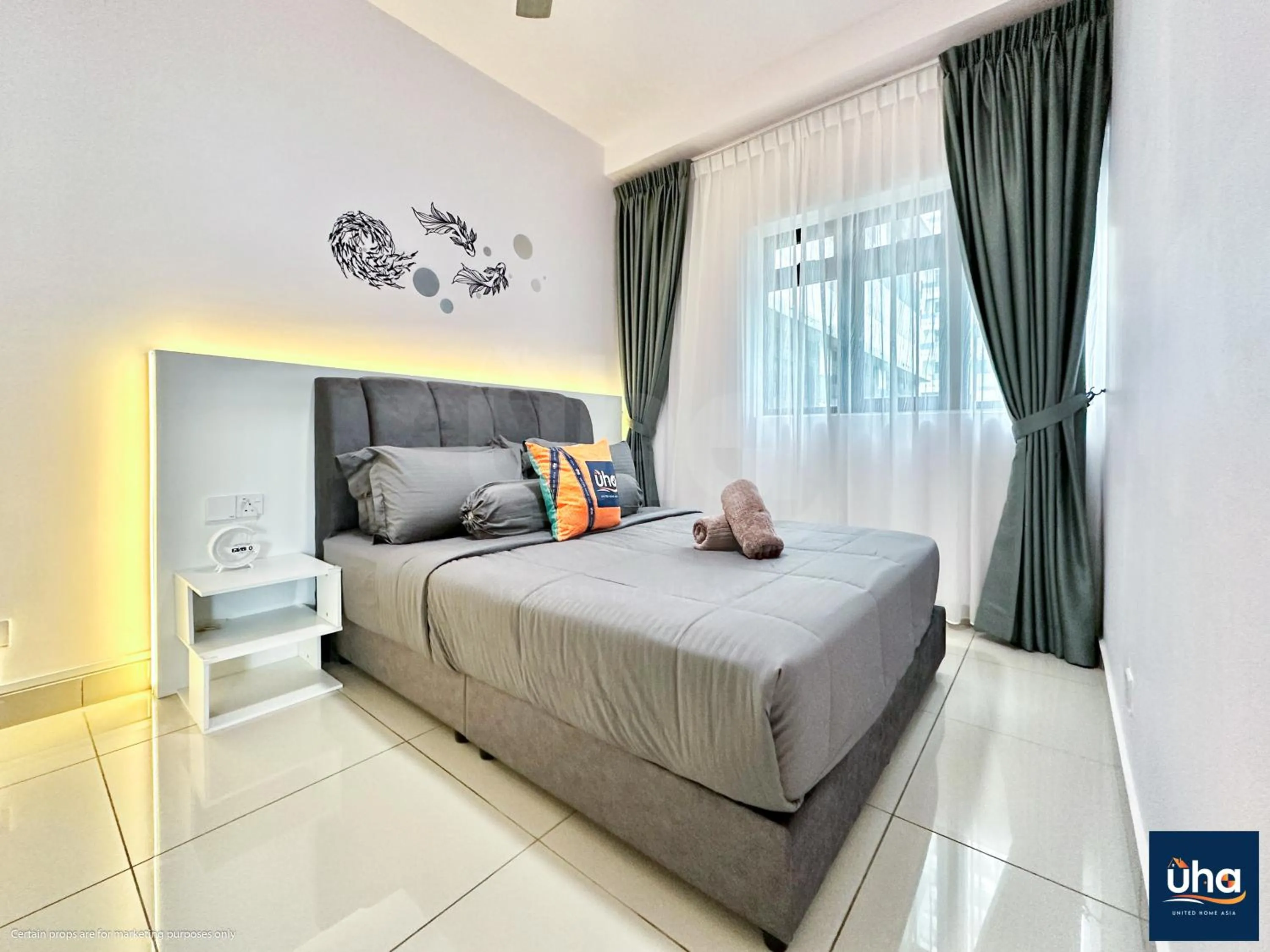 Bed in Pangsapuri Meridian by RR JBcity