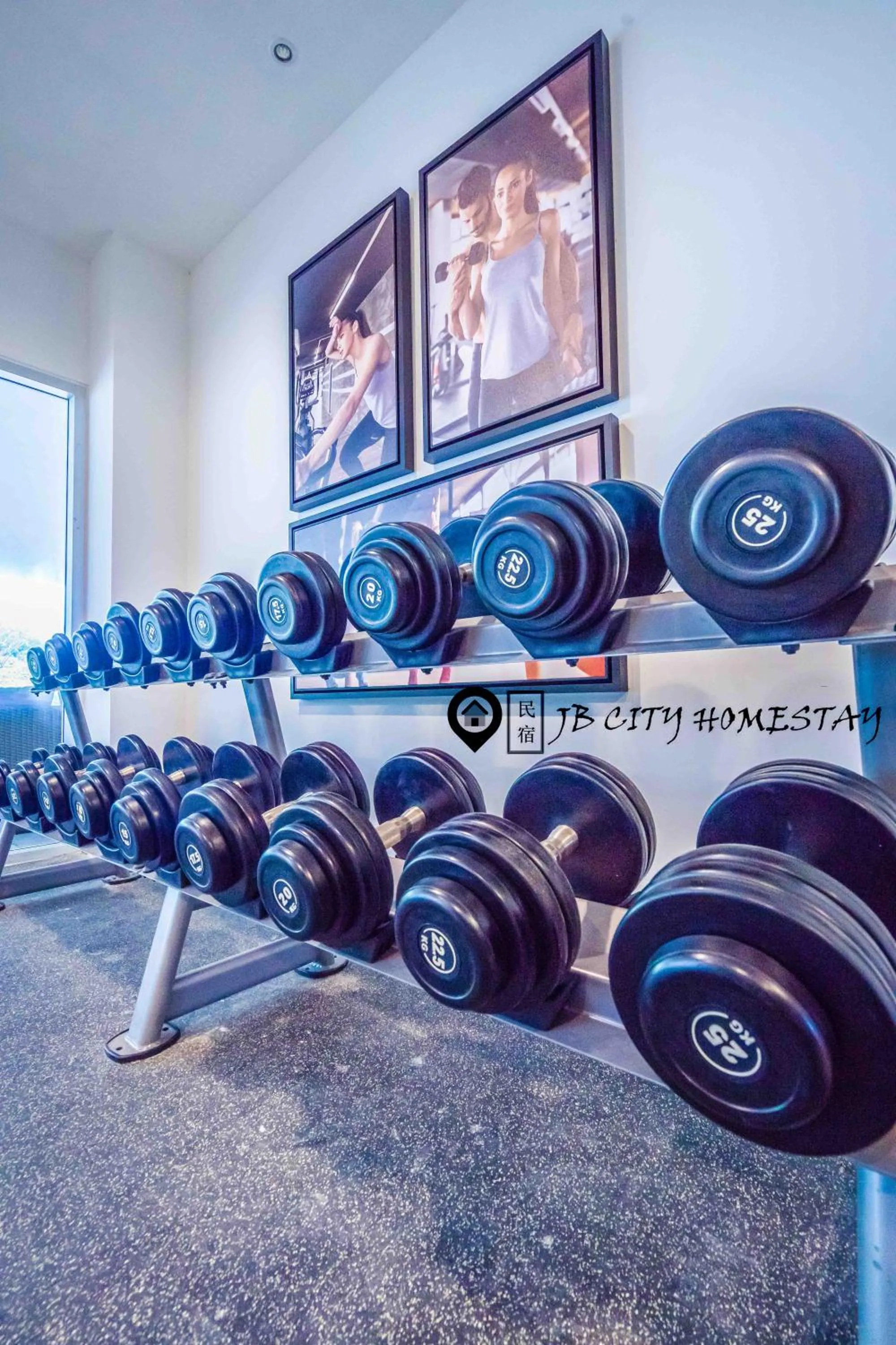 Fitness centre/facilities in Pangsapuri Meridian by RR JBcity