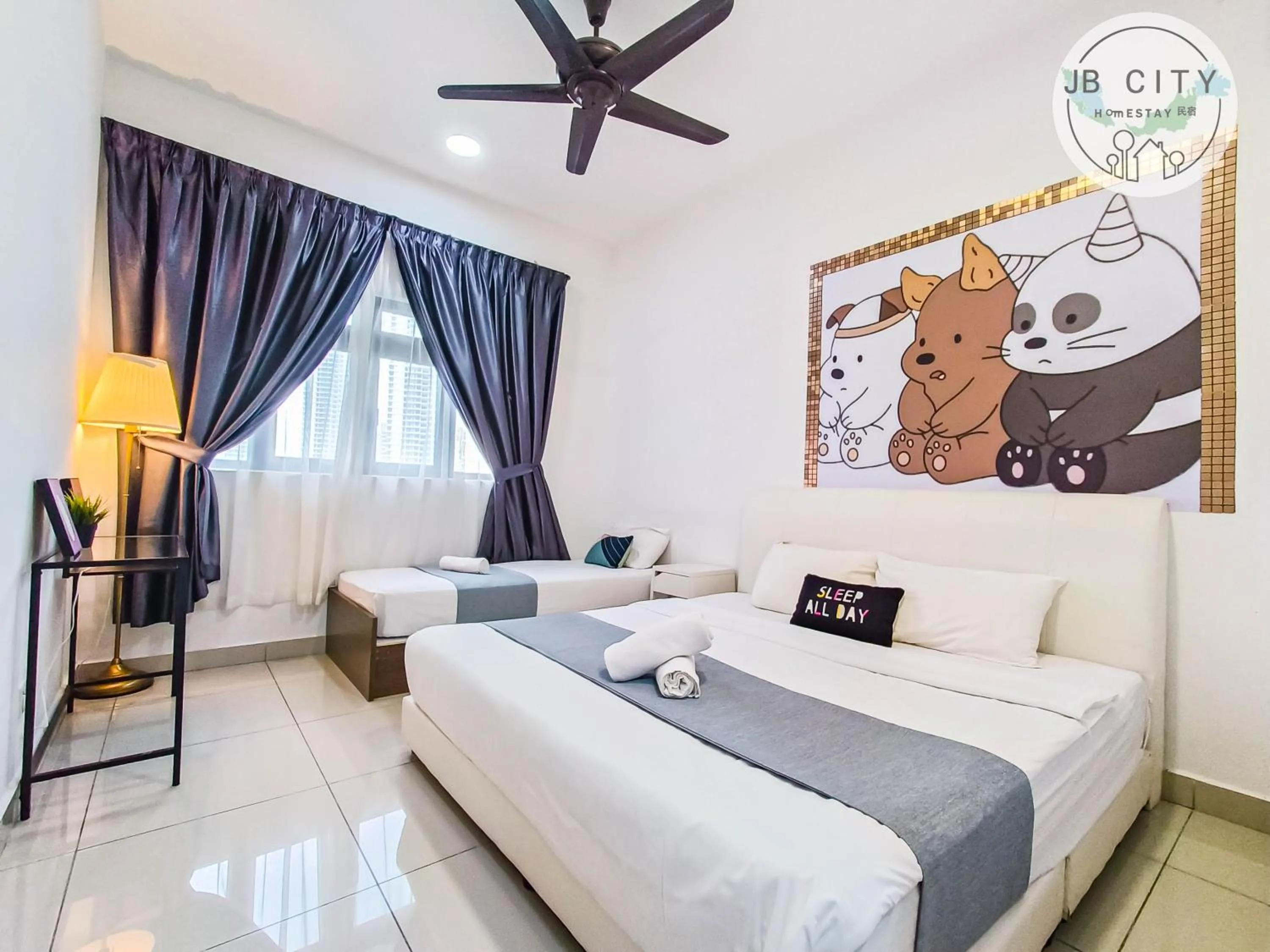 Bed in Pangsapuri Meridian by RR JBcity