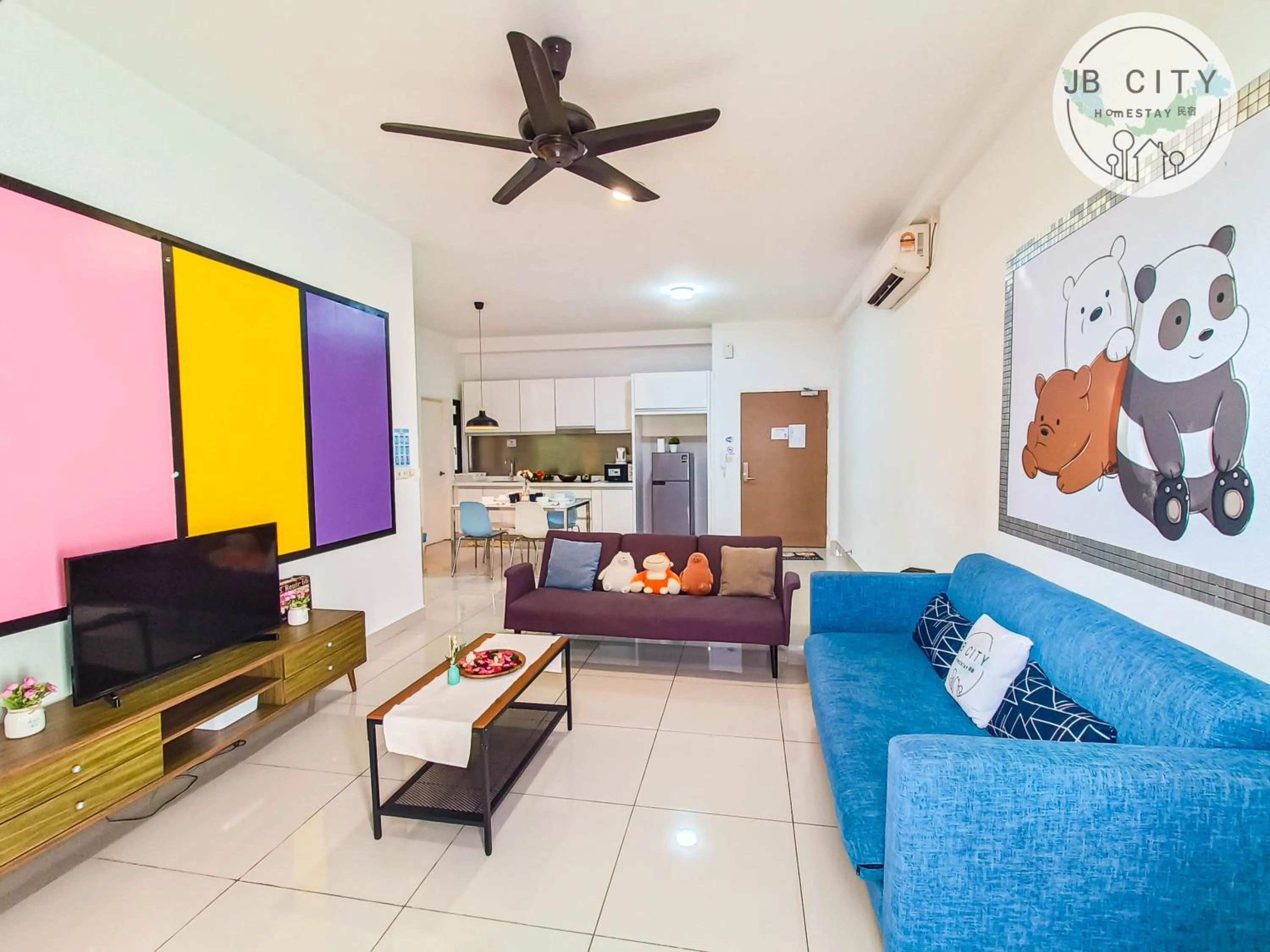 TV and multimedia in Pangsapuri Meridian by RR JBcity