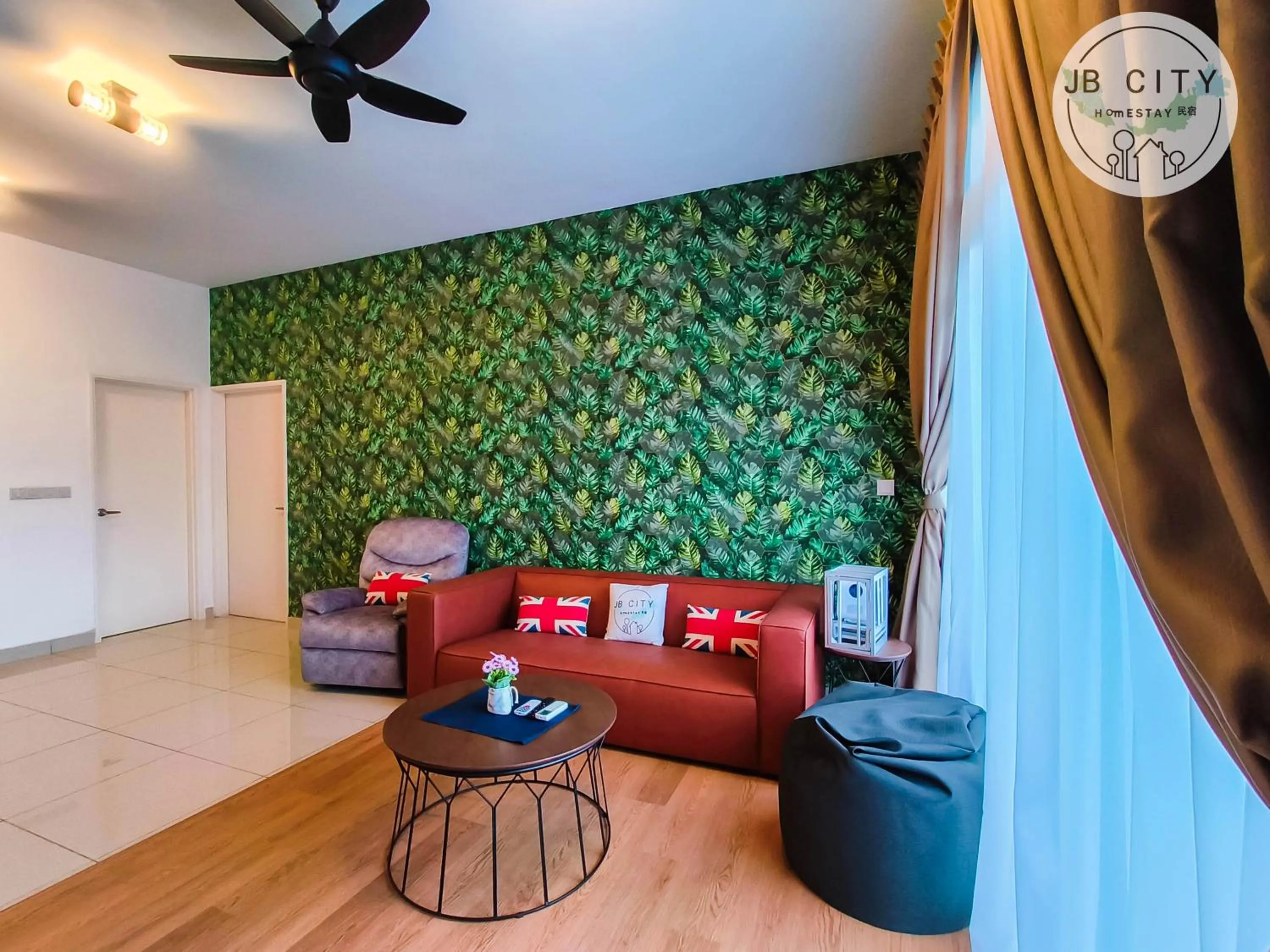 Living room in Pangsapuri Meridian by RR JBcity