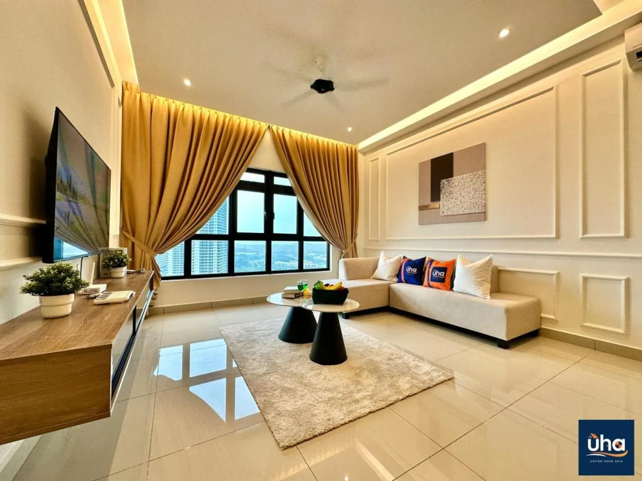 TV and multimedia in Pangsapuri Meridian by RR JBcity