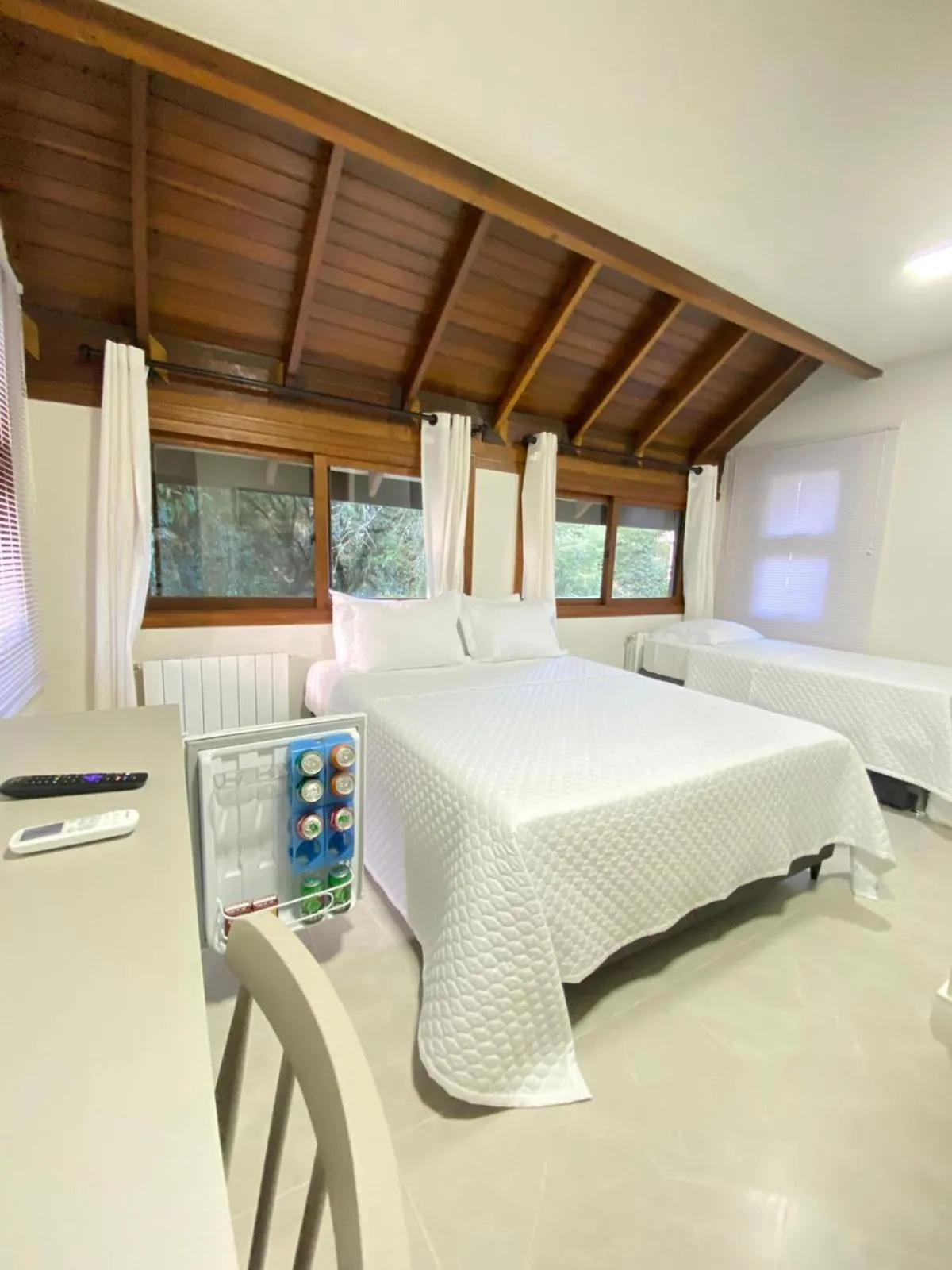 Bed in Pousada Villa Verde