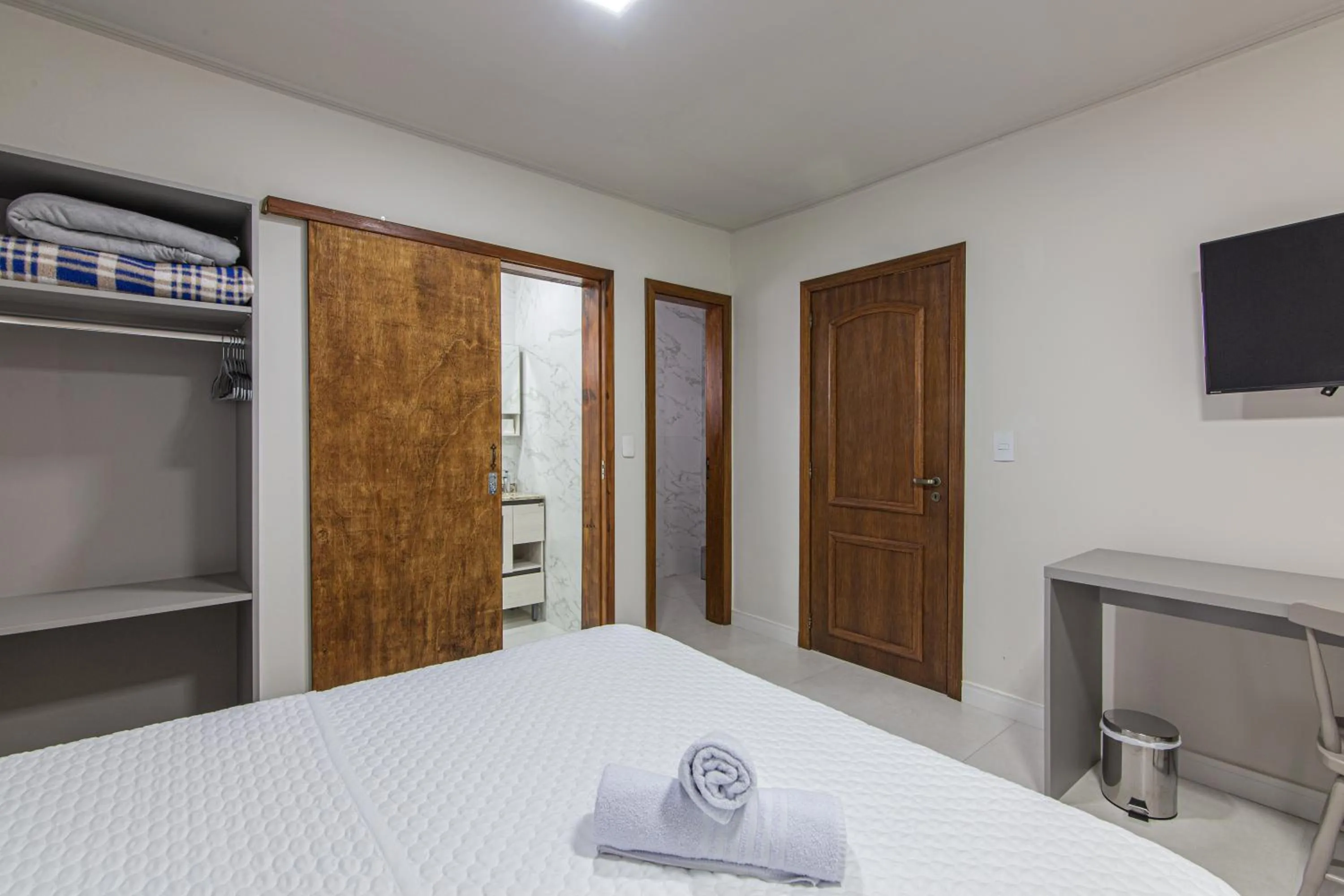 Bed in Pousada Villa Verde