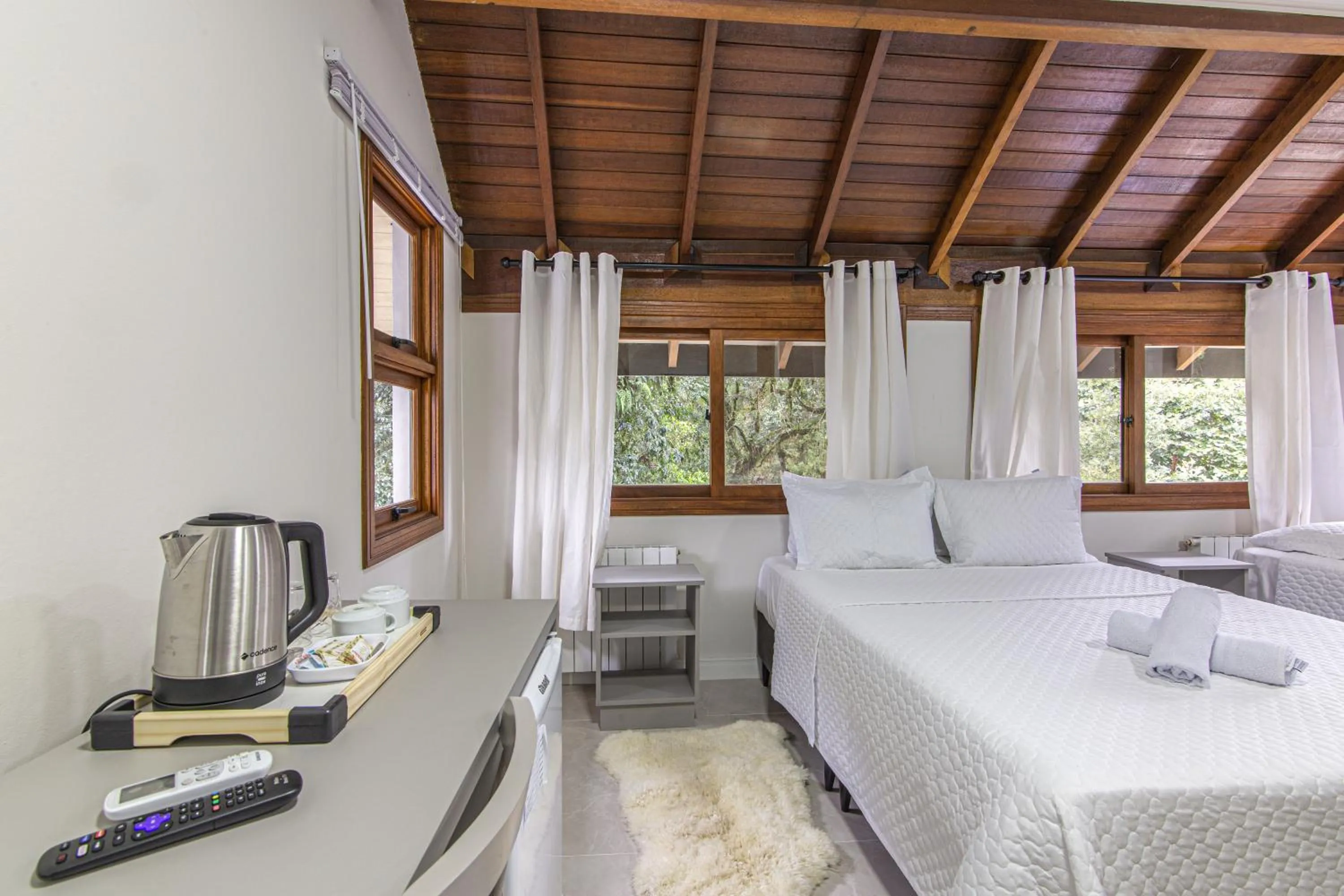 Bed in Pousada Villa Verde