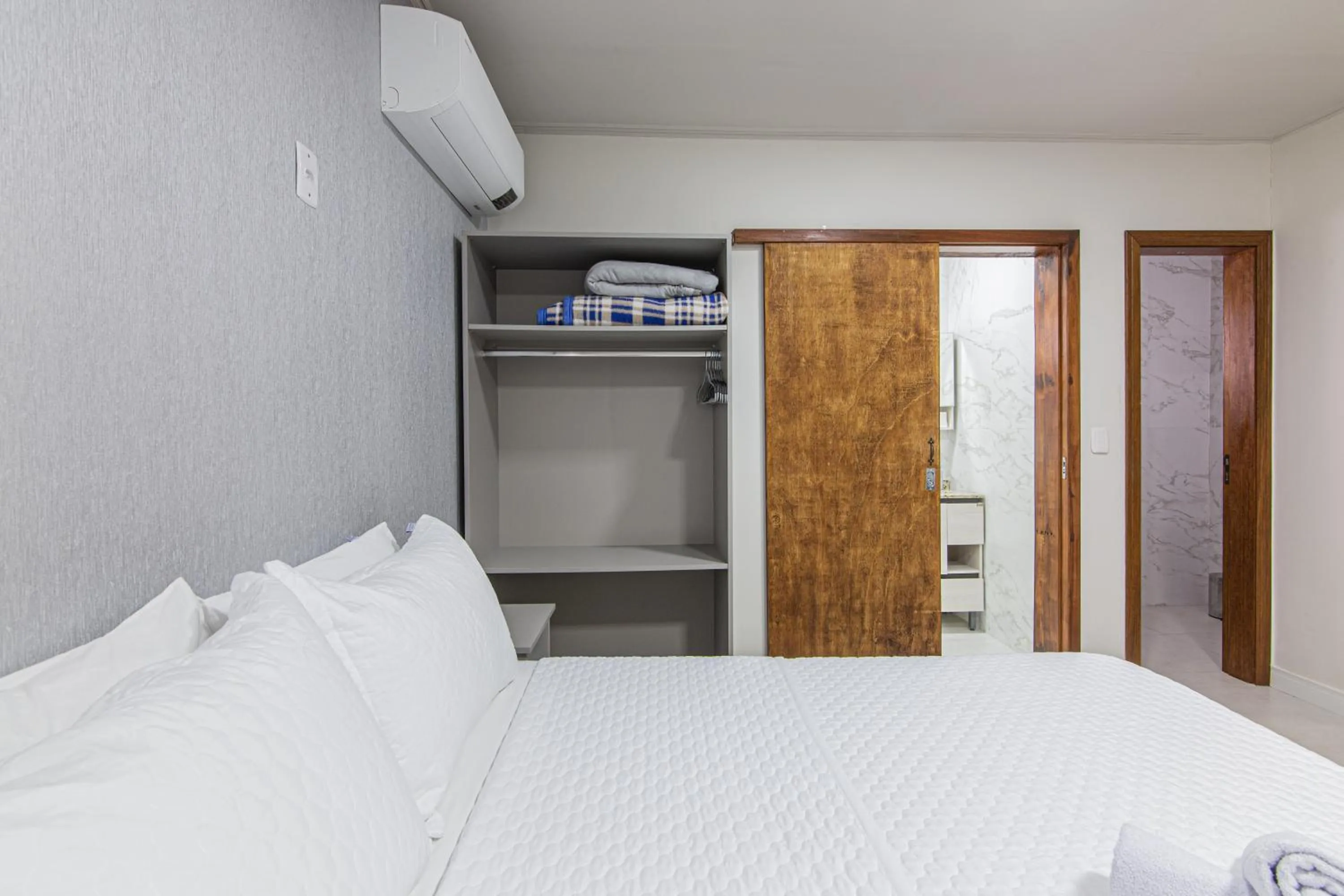 Bed in Pousada Villa Verde