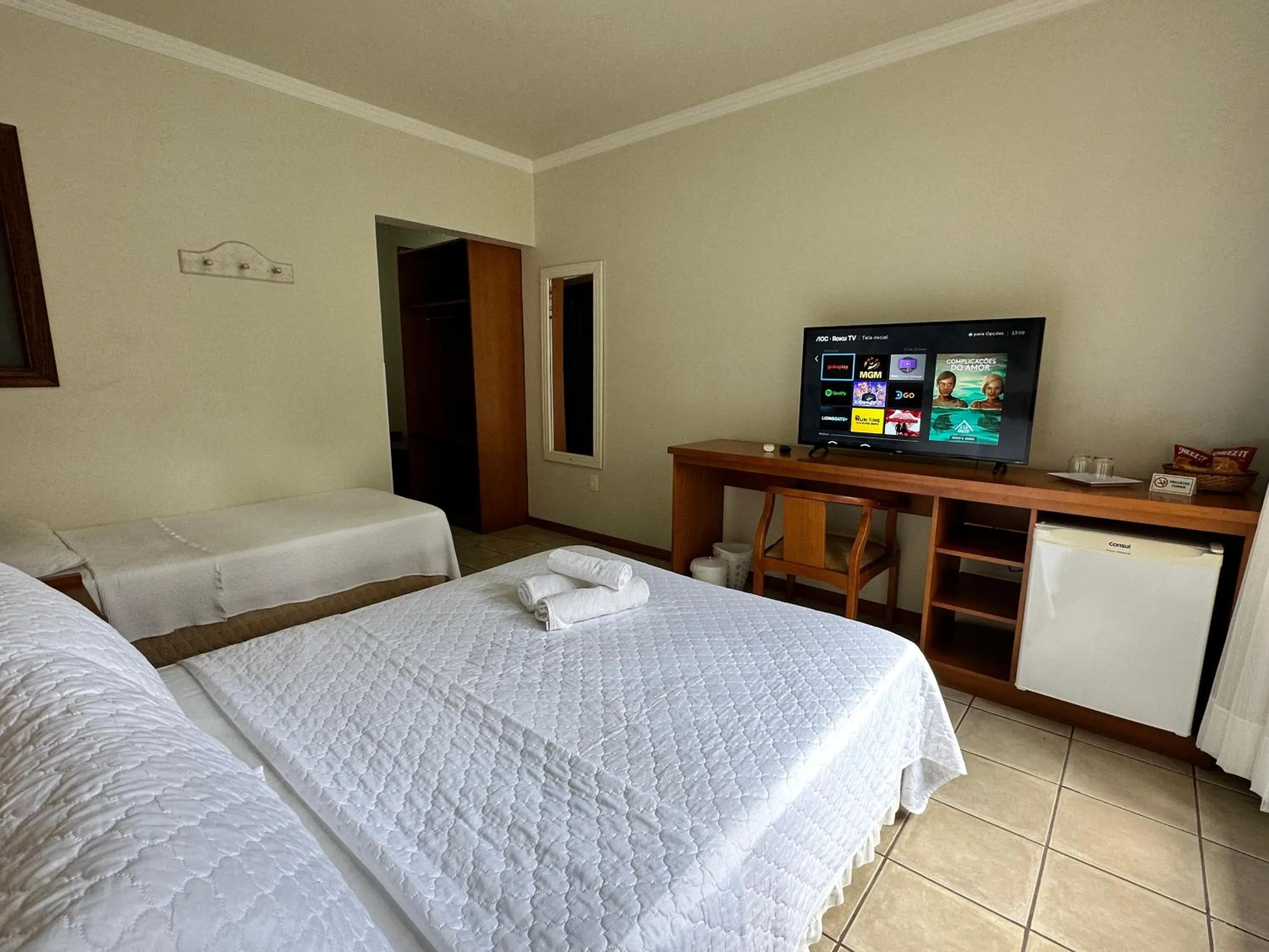 Bed in Pousada Villa Verde