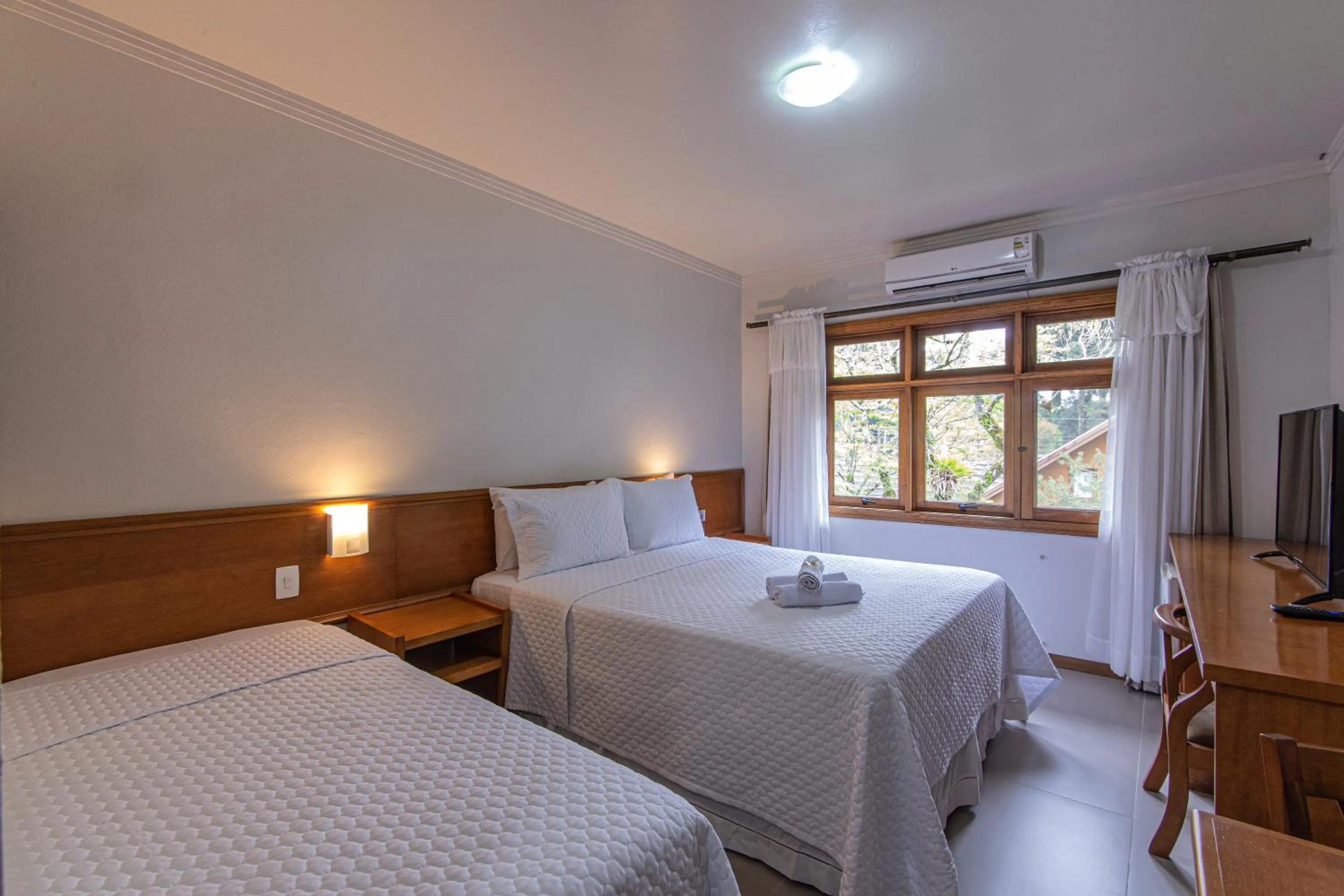 Bed in Pousada Villa Verde