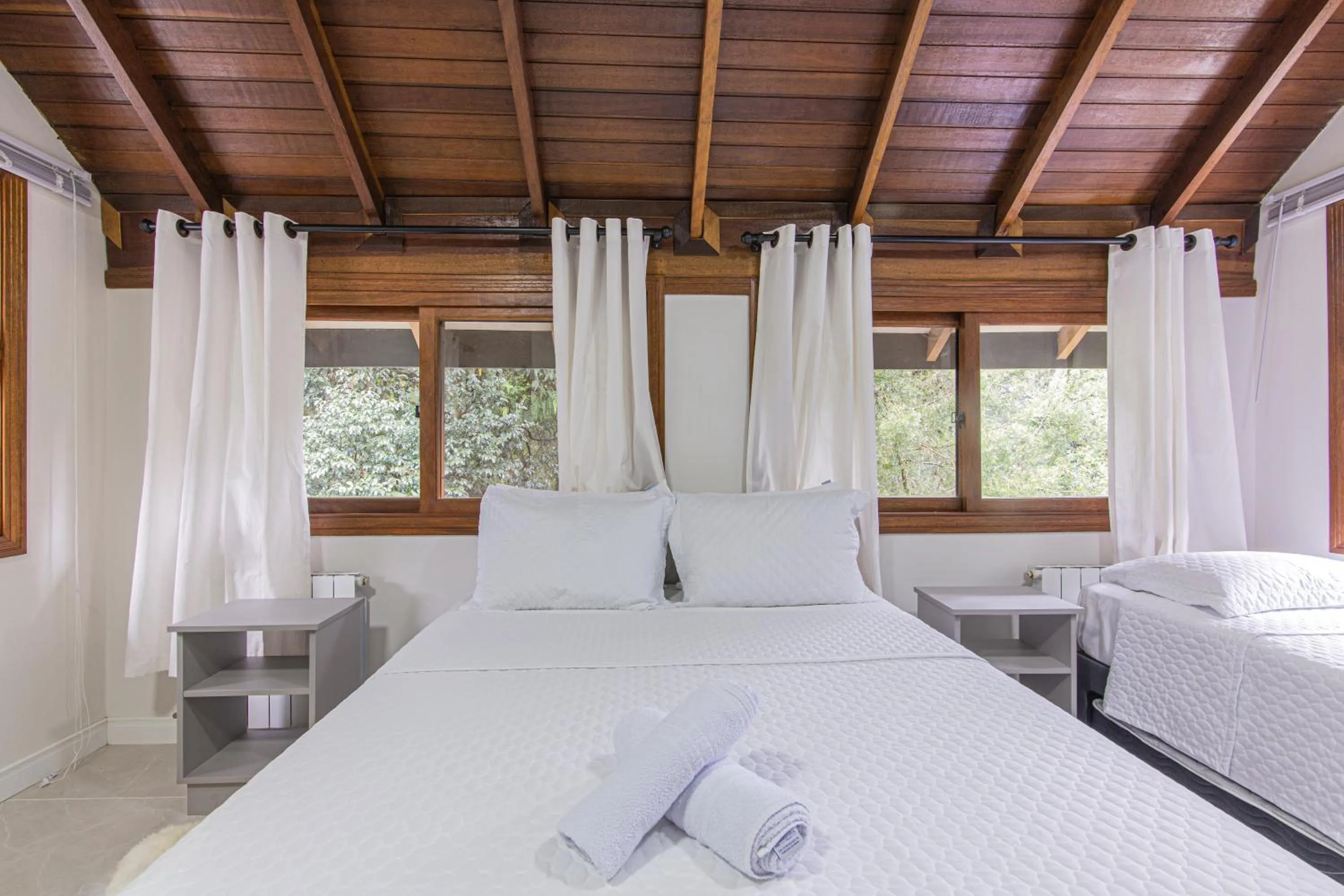 Bed in Pousada Villa Verde