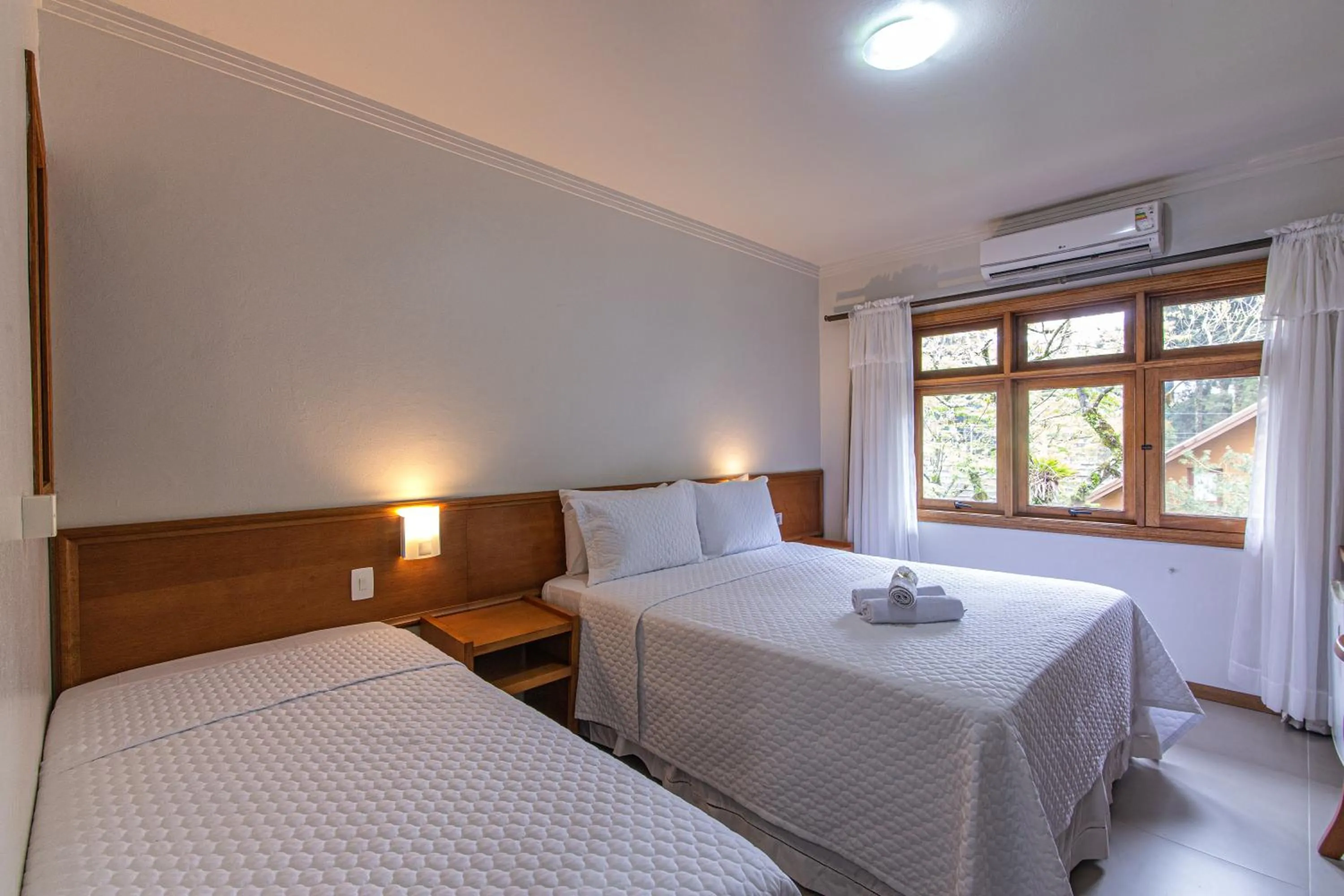 Bed in Pousada Villa Verde