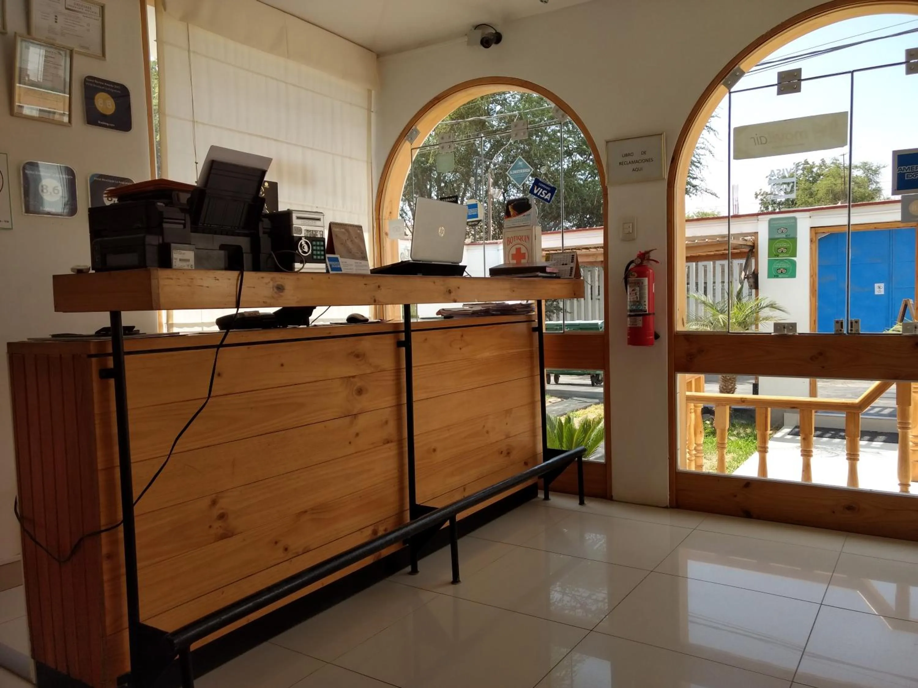 Lobby or reception in Hotel Boutique La Angostura