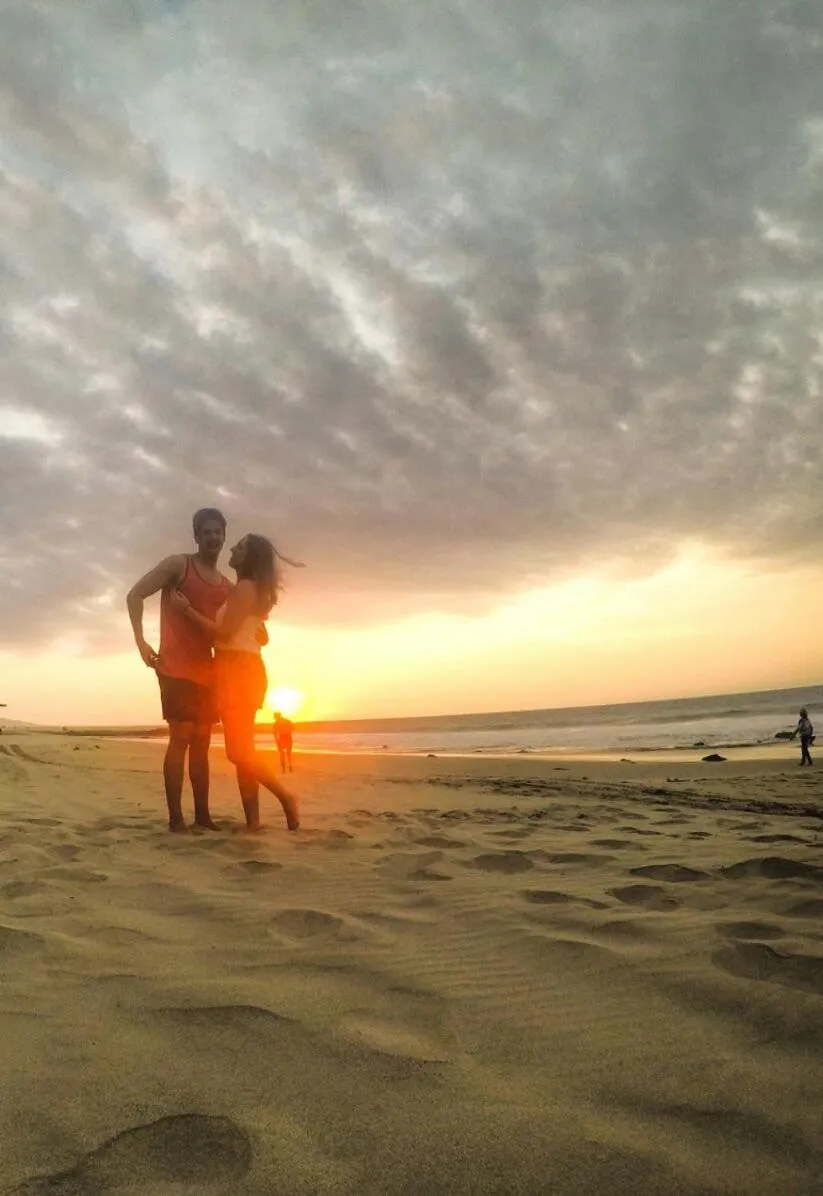 Sunset in Bamboo Lodge