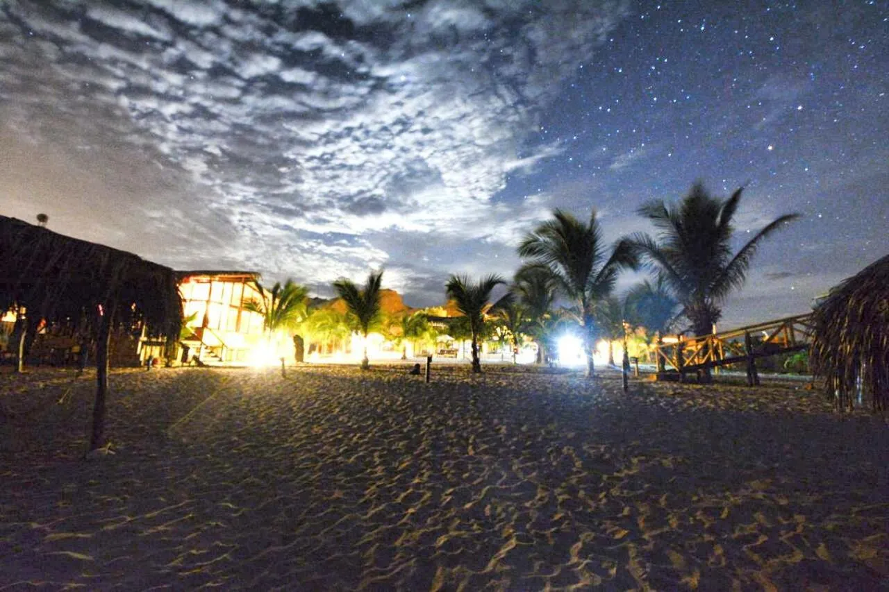 Sunset in Bamboo Lodge