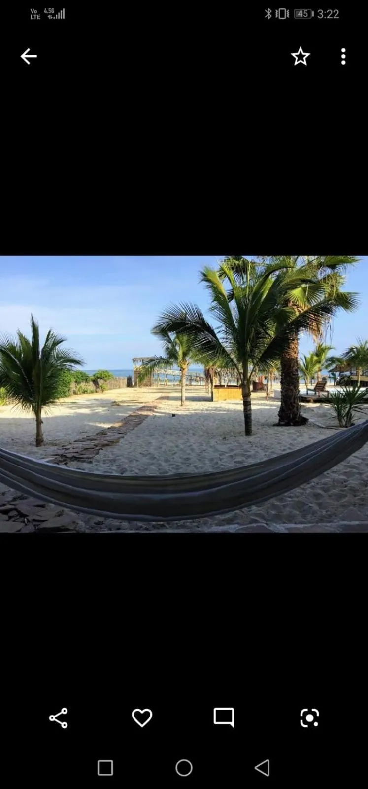 Sea view in Bamboo Lodge