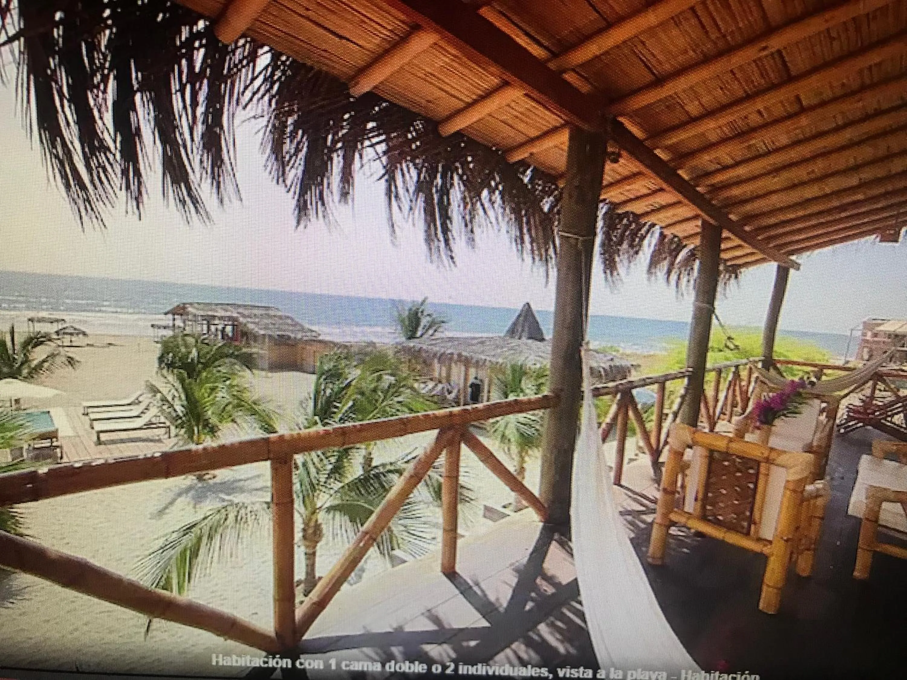 Sea view in Bamboo Lodge