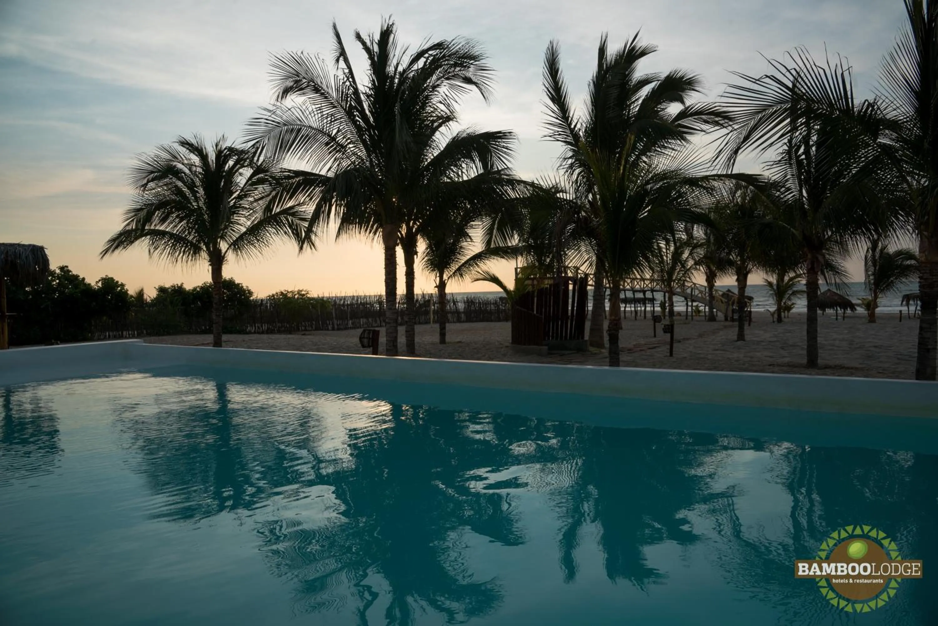 Sunset in Bamboo Lodge