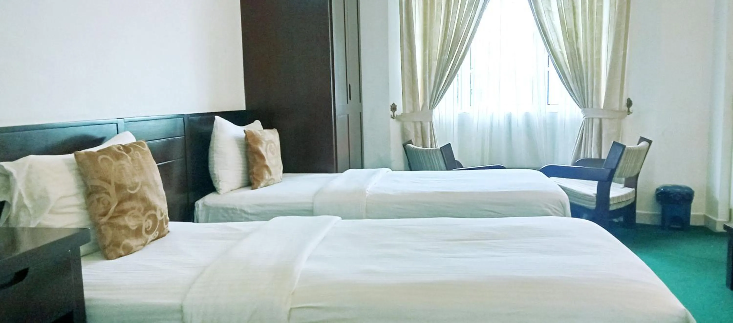 Bed in The Rock Hotel