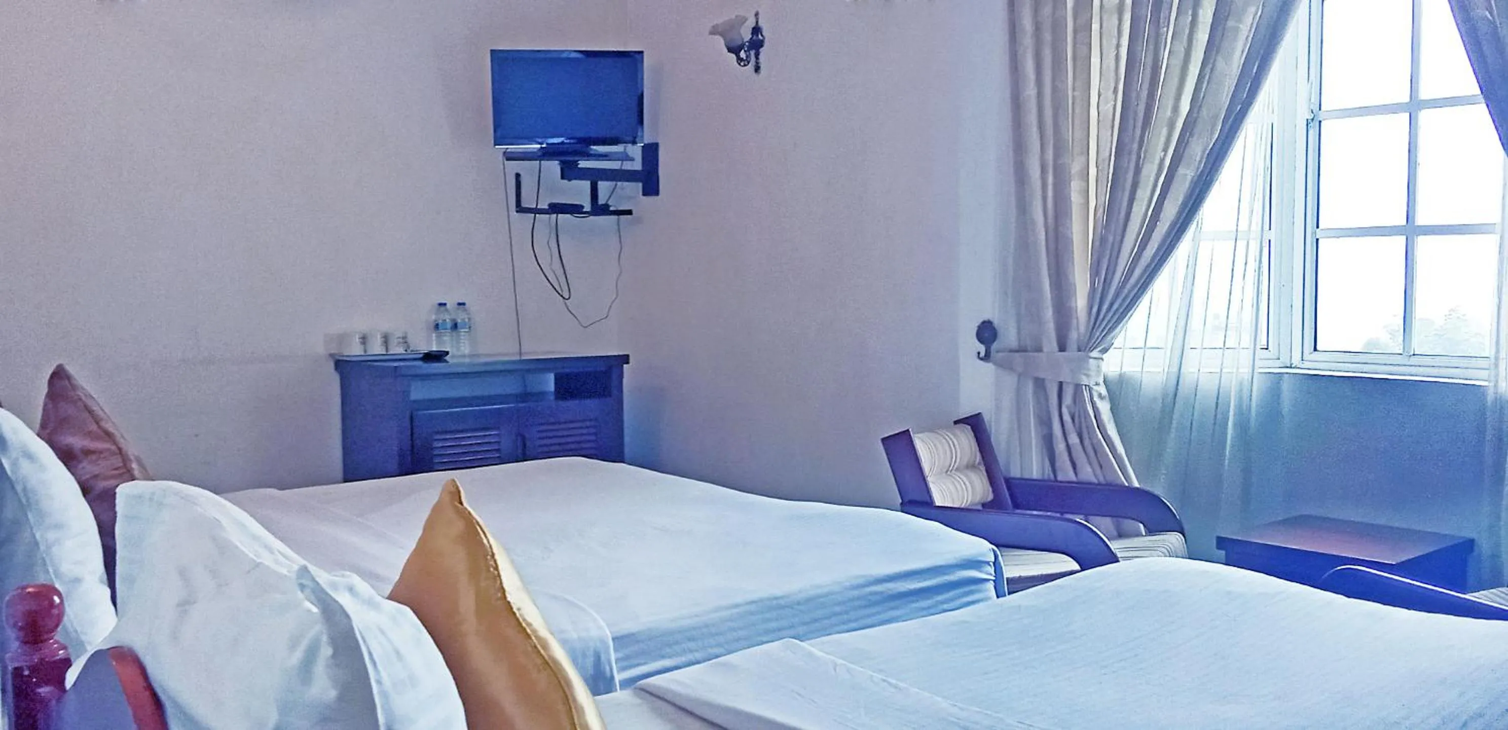 Bedroom, Bed in The Rock Hotel