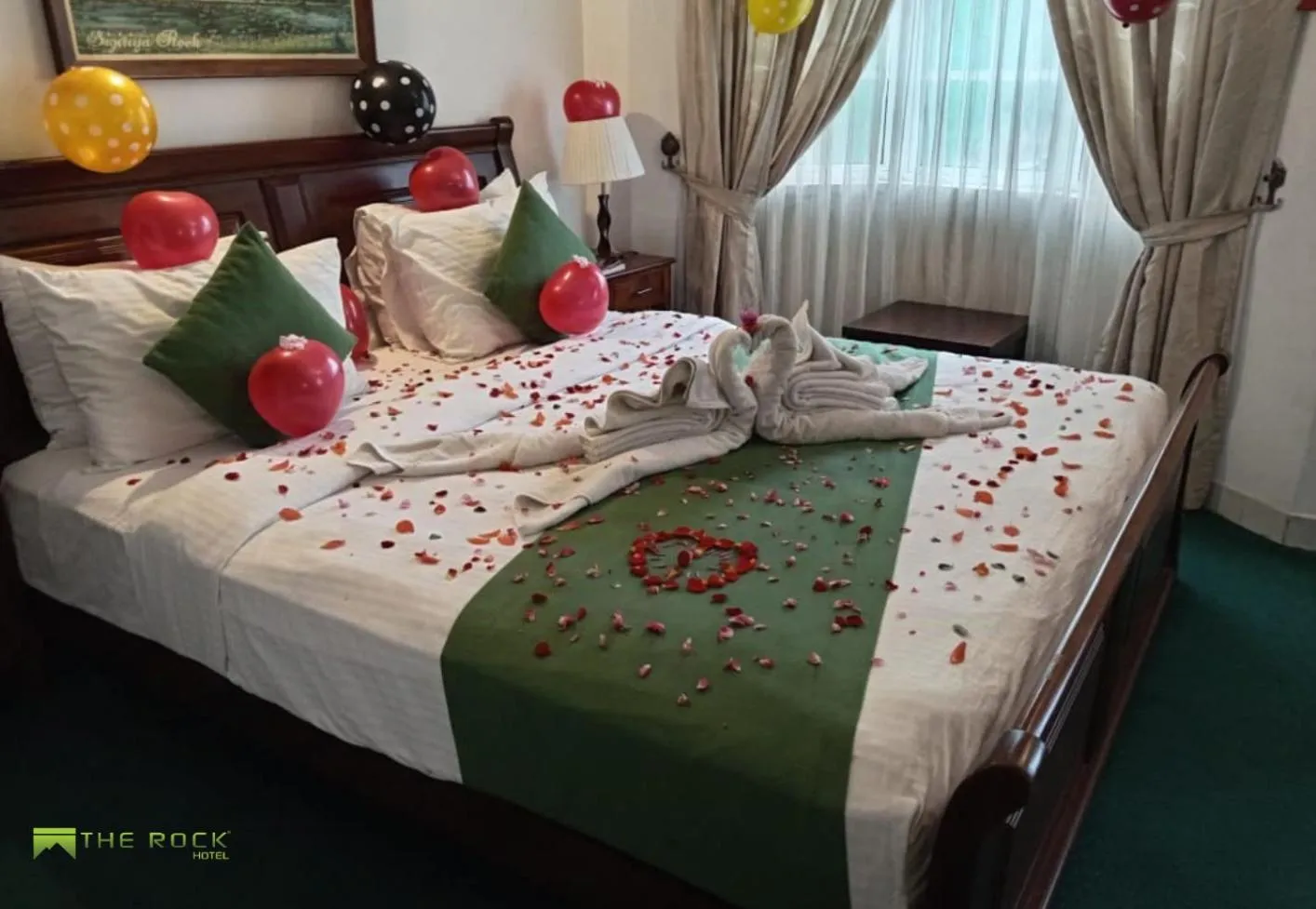 Bed in The Rock Hotel