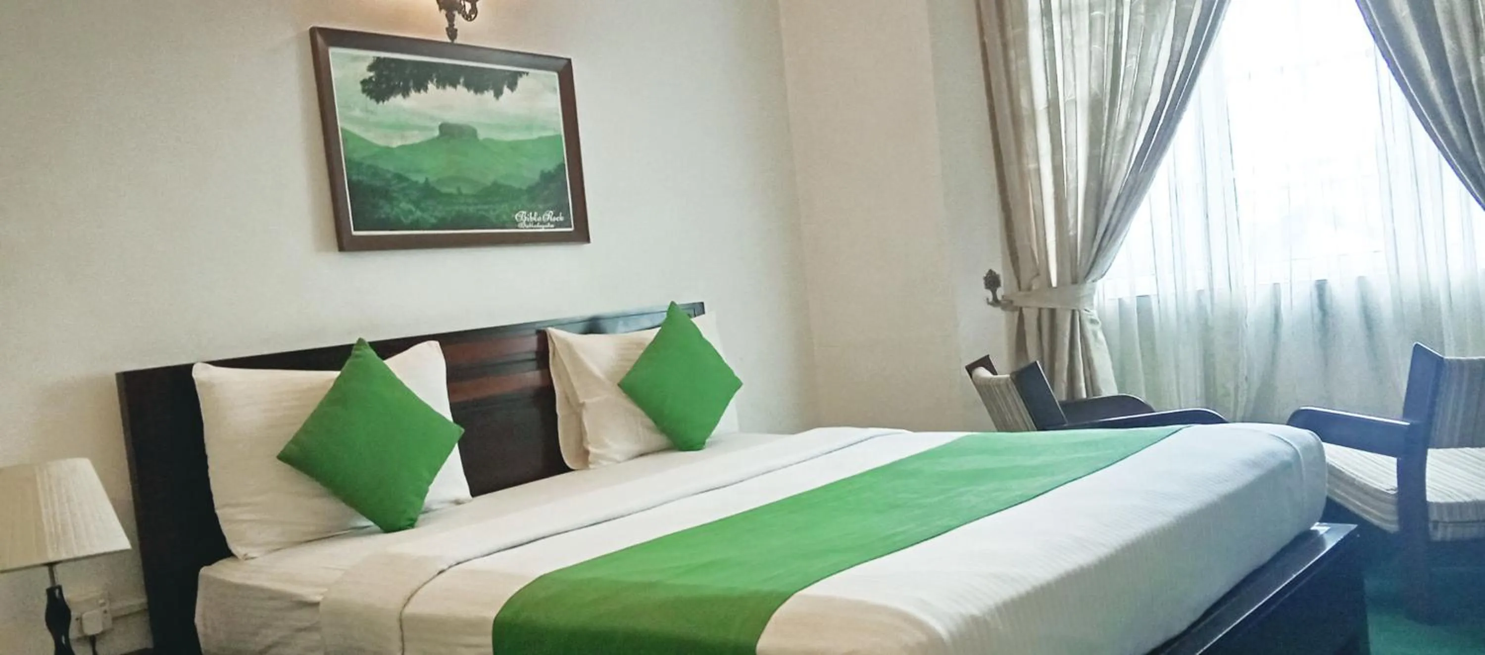 Bed in The Rock Hotel