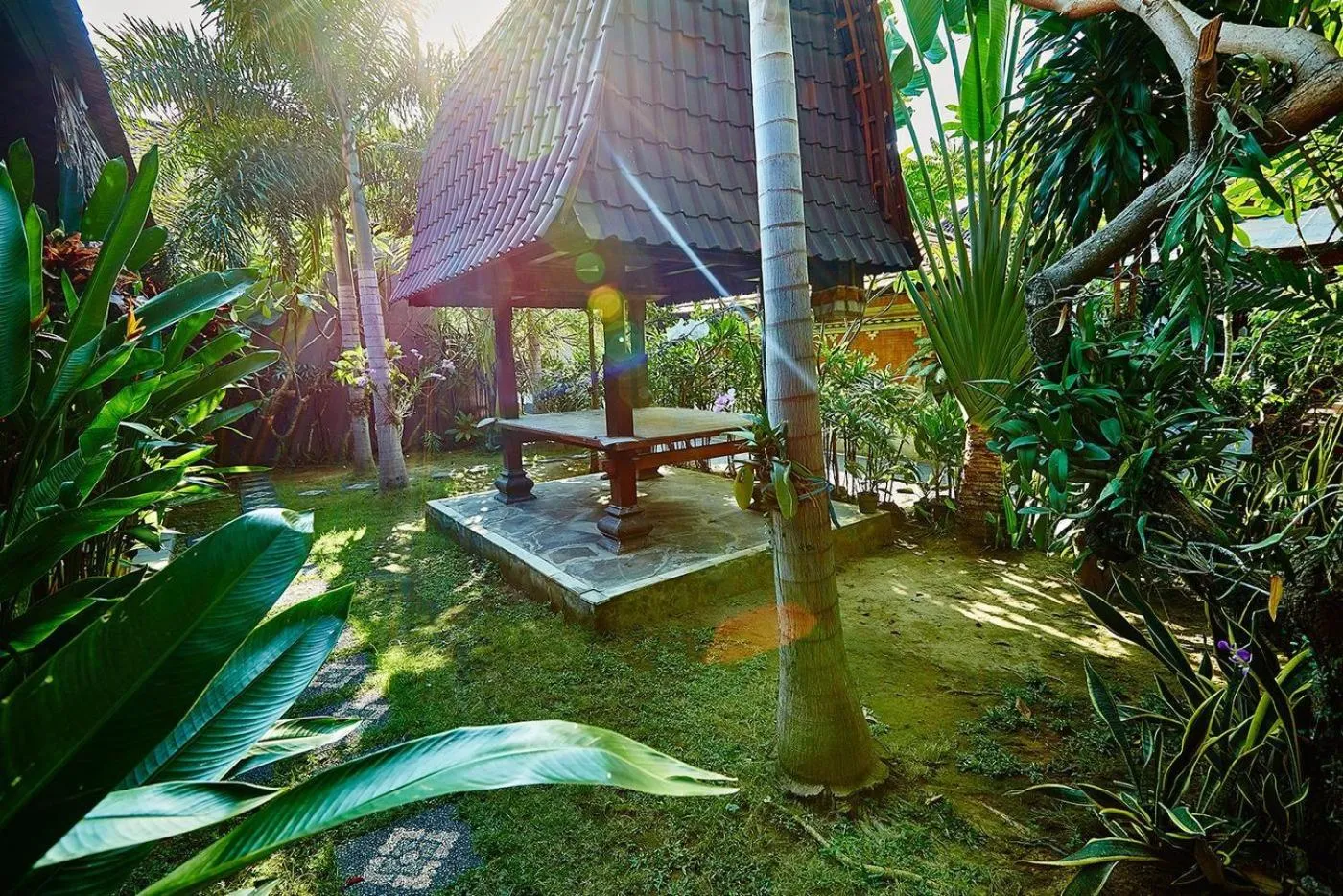 Garden in Matra Bali Guesthouse