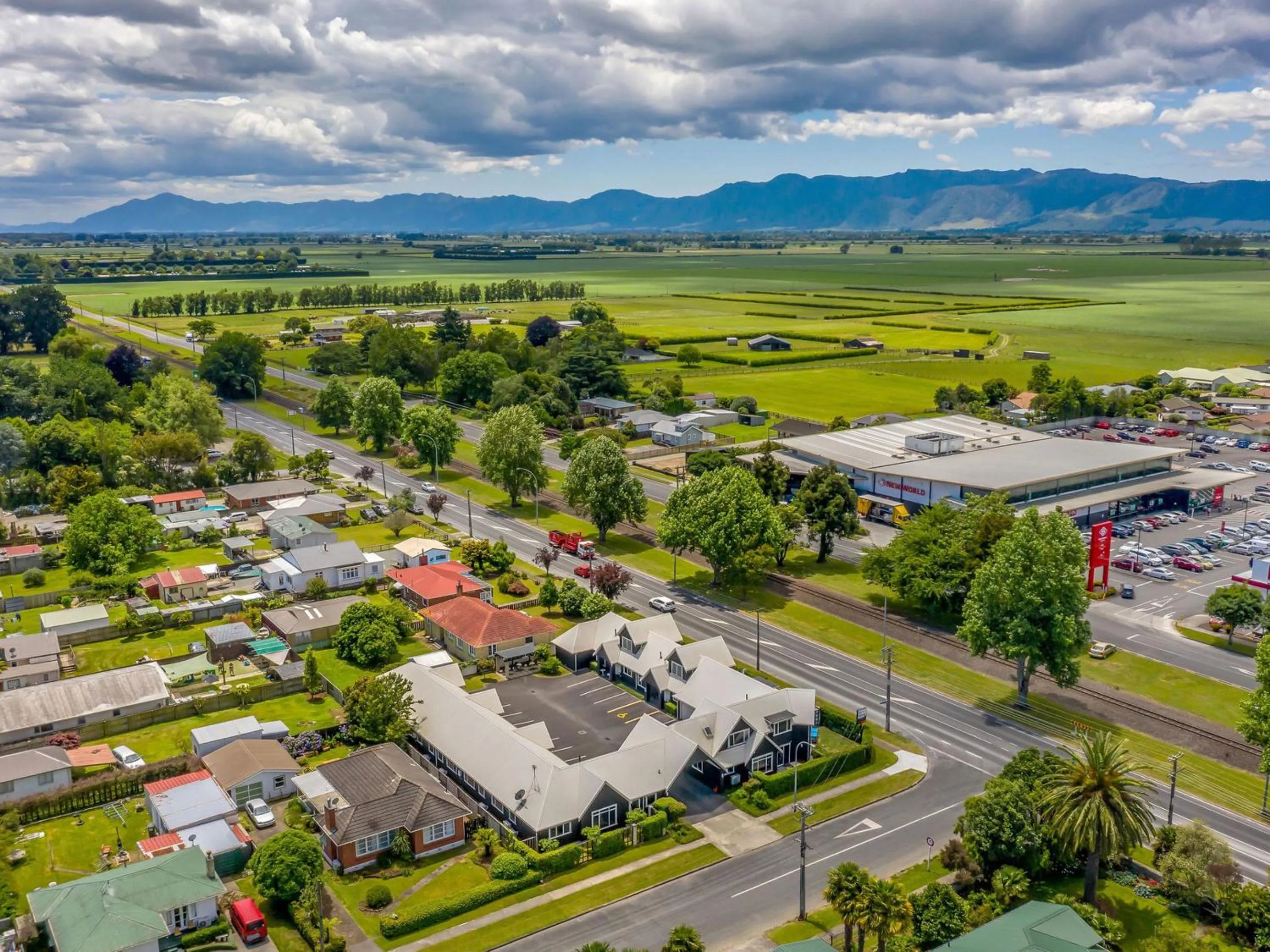 Bird's eye view in Matamata Central Motel