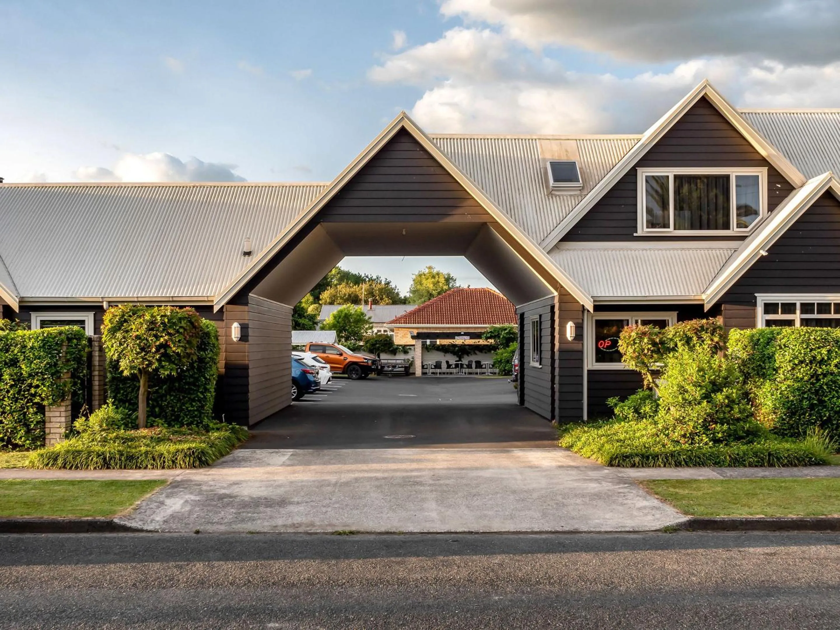 Facade/entrance in Matamata Central Motel