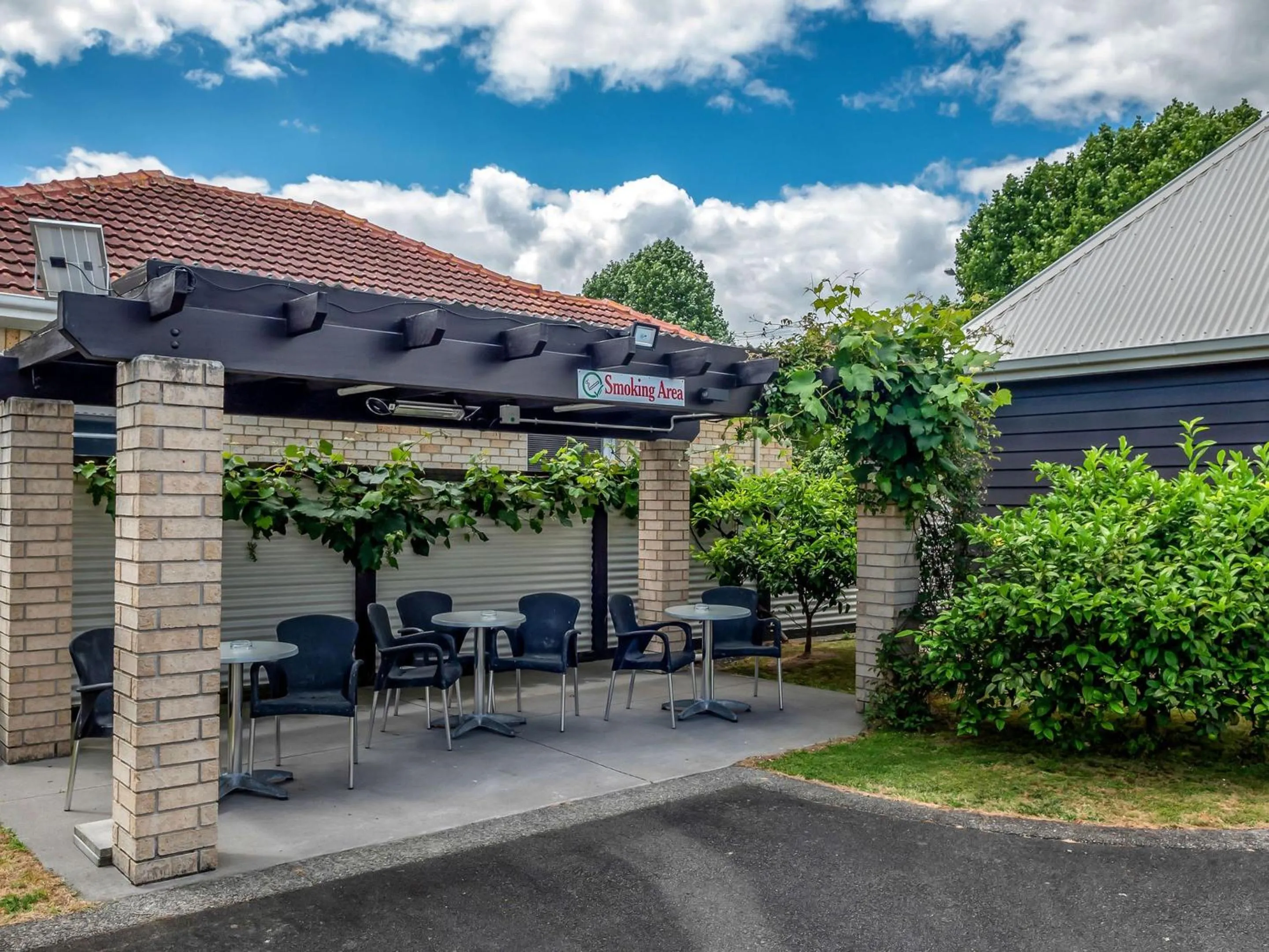 Patio in Matamata Central Motel