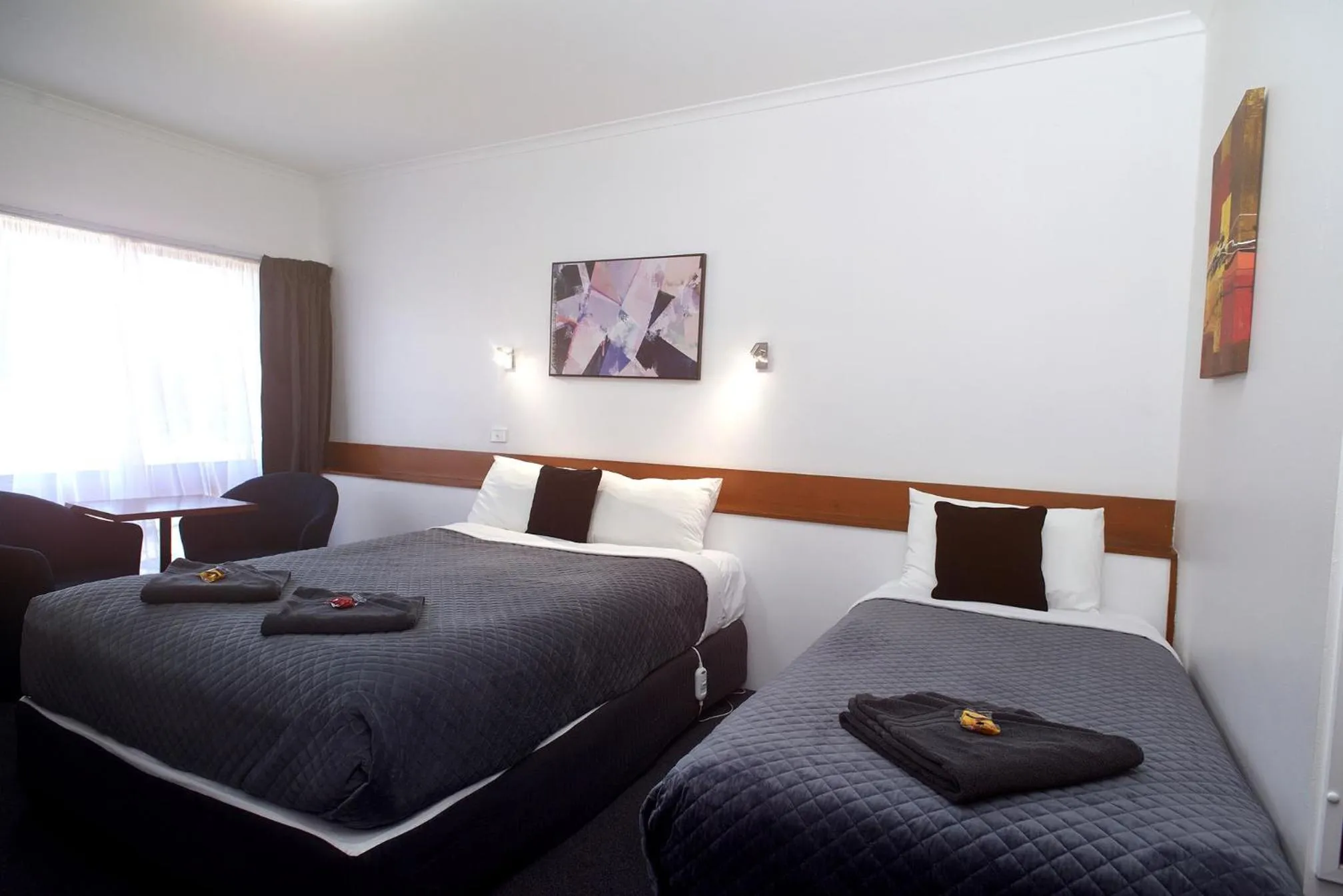 Bed in Glynlea Motel