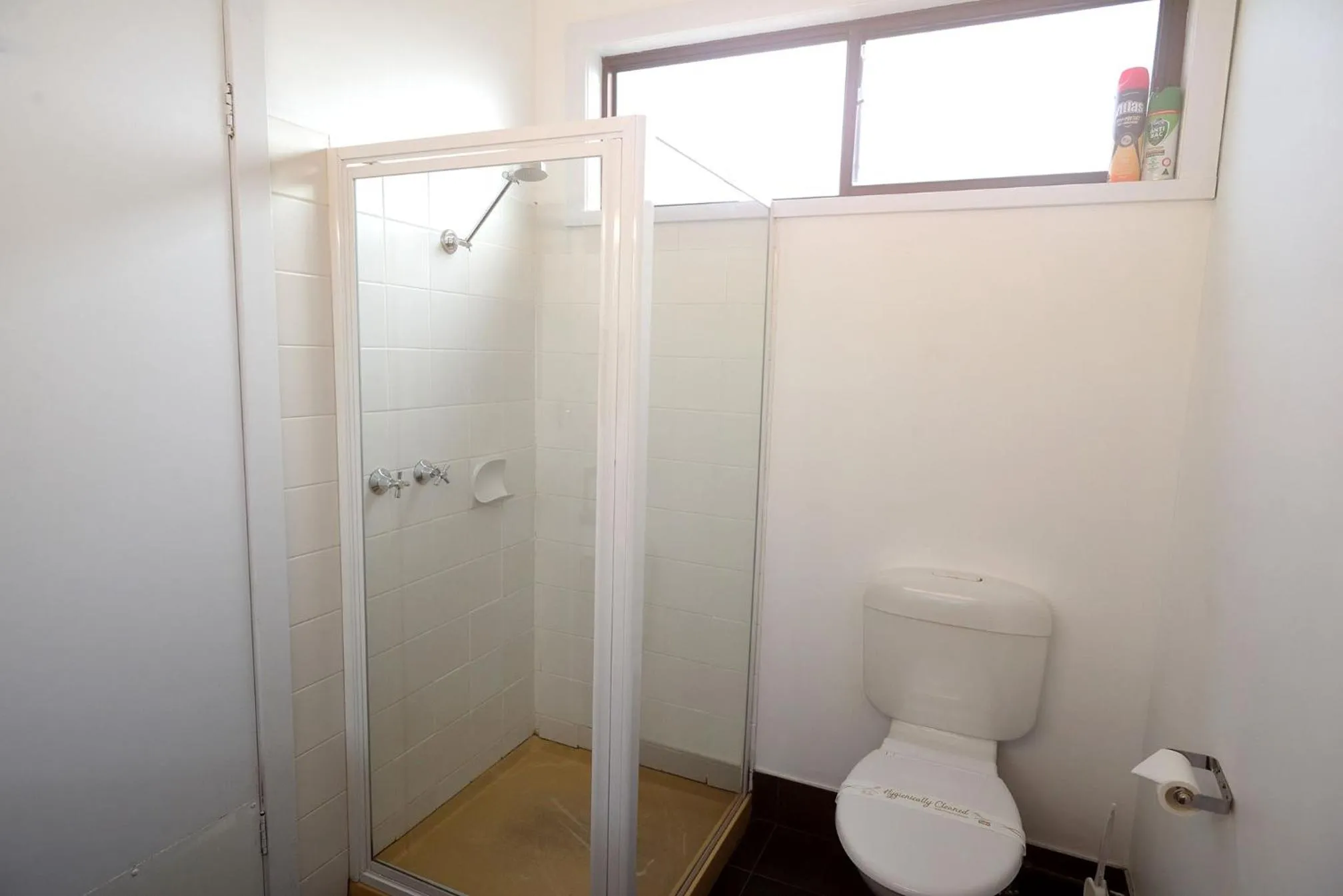 Shower in Glynlea Motel