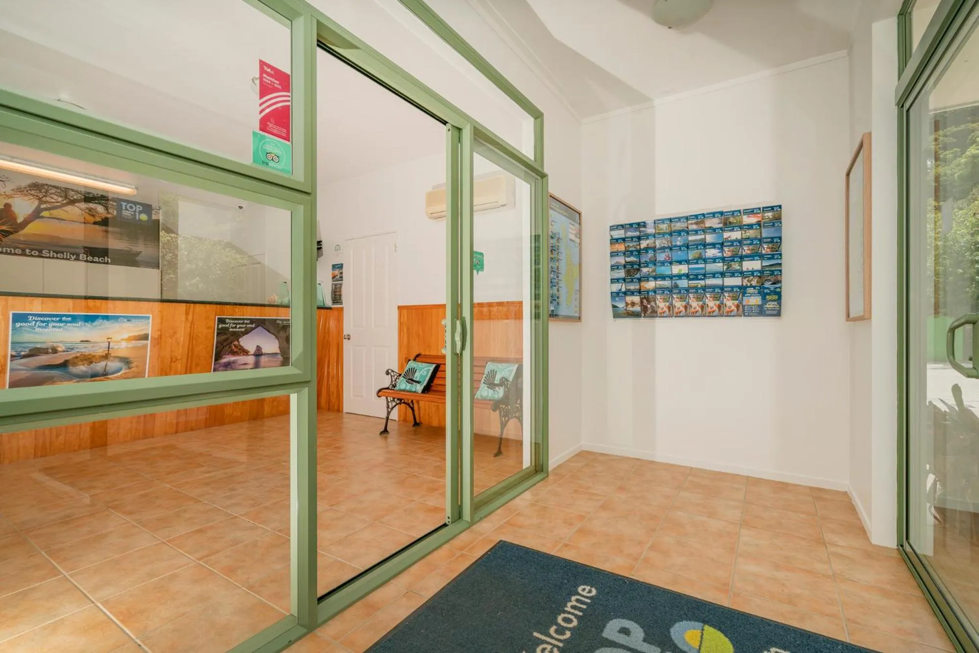 Facade/entrance in Coromandel Shelly Beach TOP 10 Holiday Park